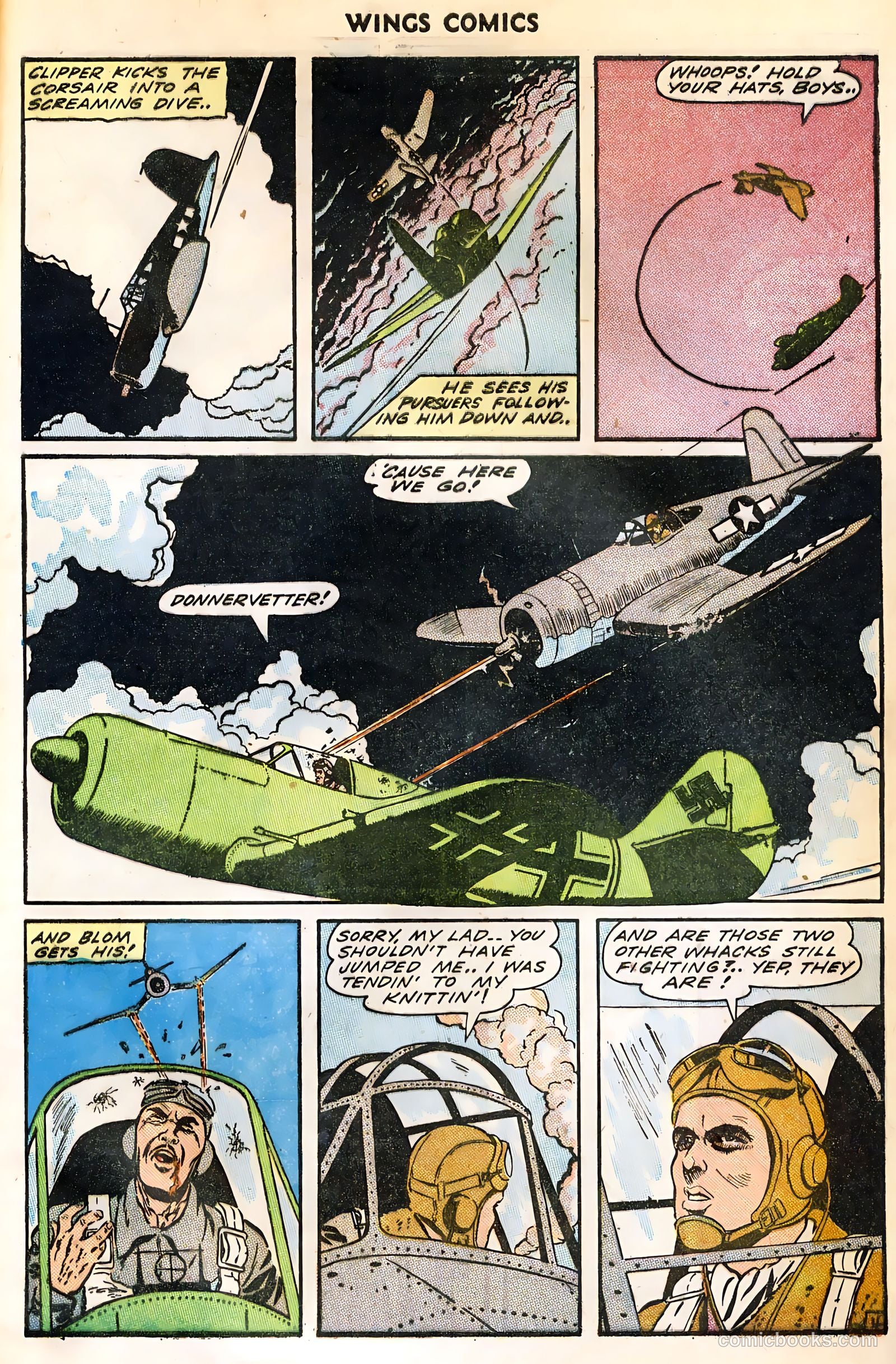 Wings Comics #44 — page 47 of 52