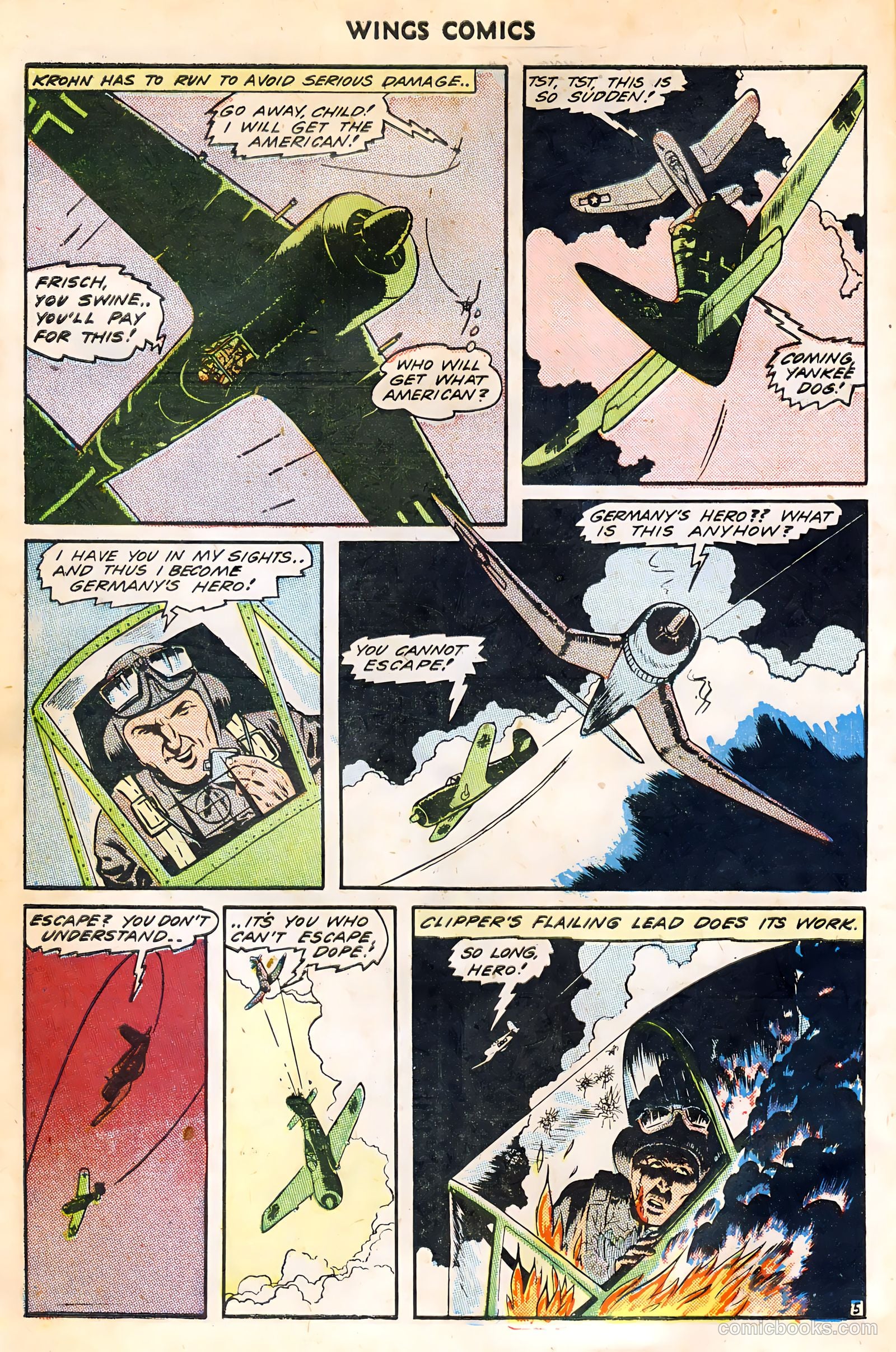 Wings Comics #44 — page 48 of 52