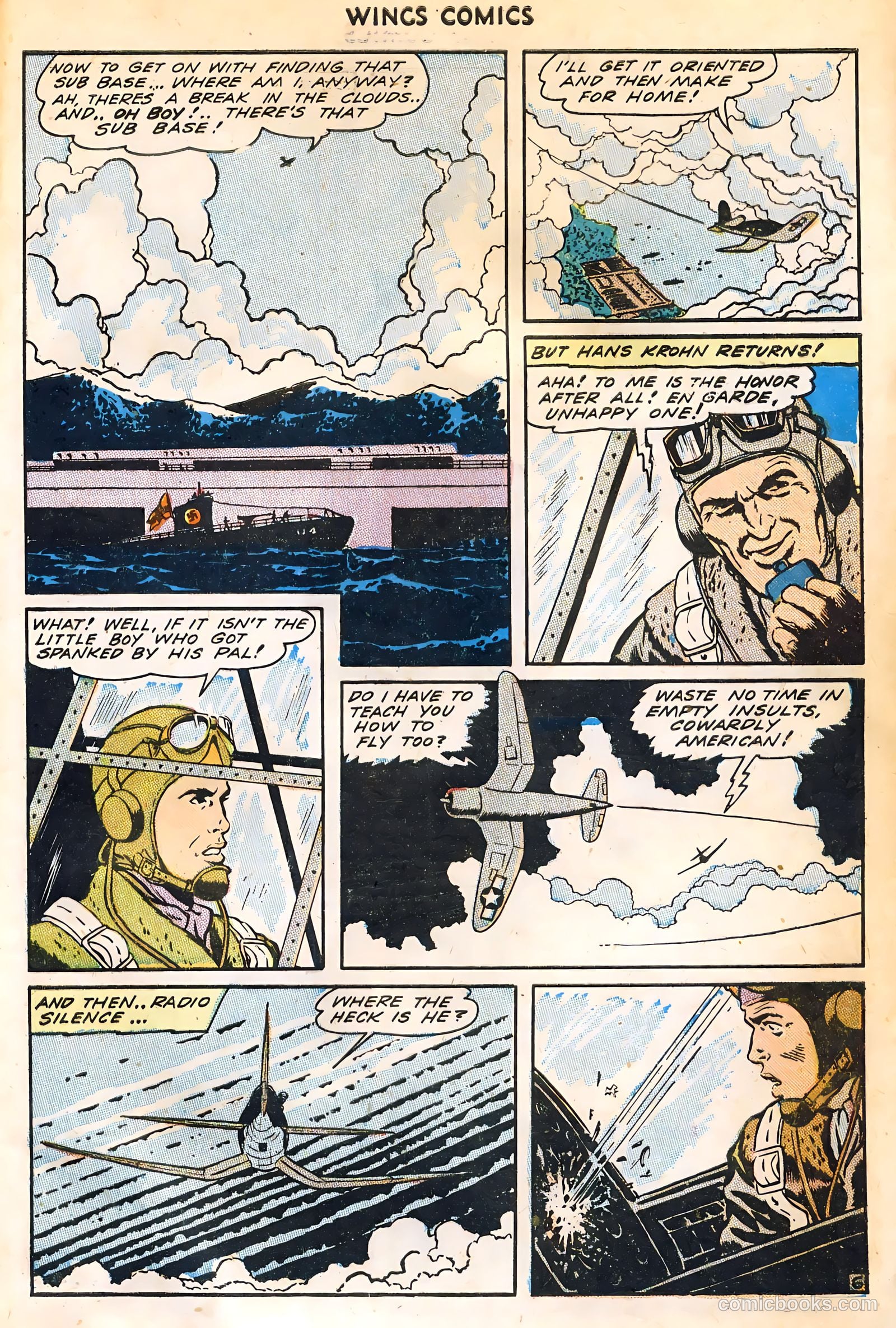 Wings Comics #44 — page 49 of 52