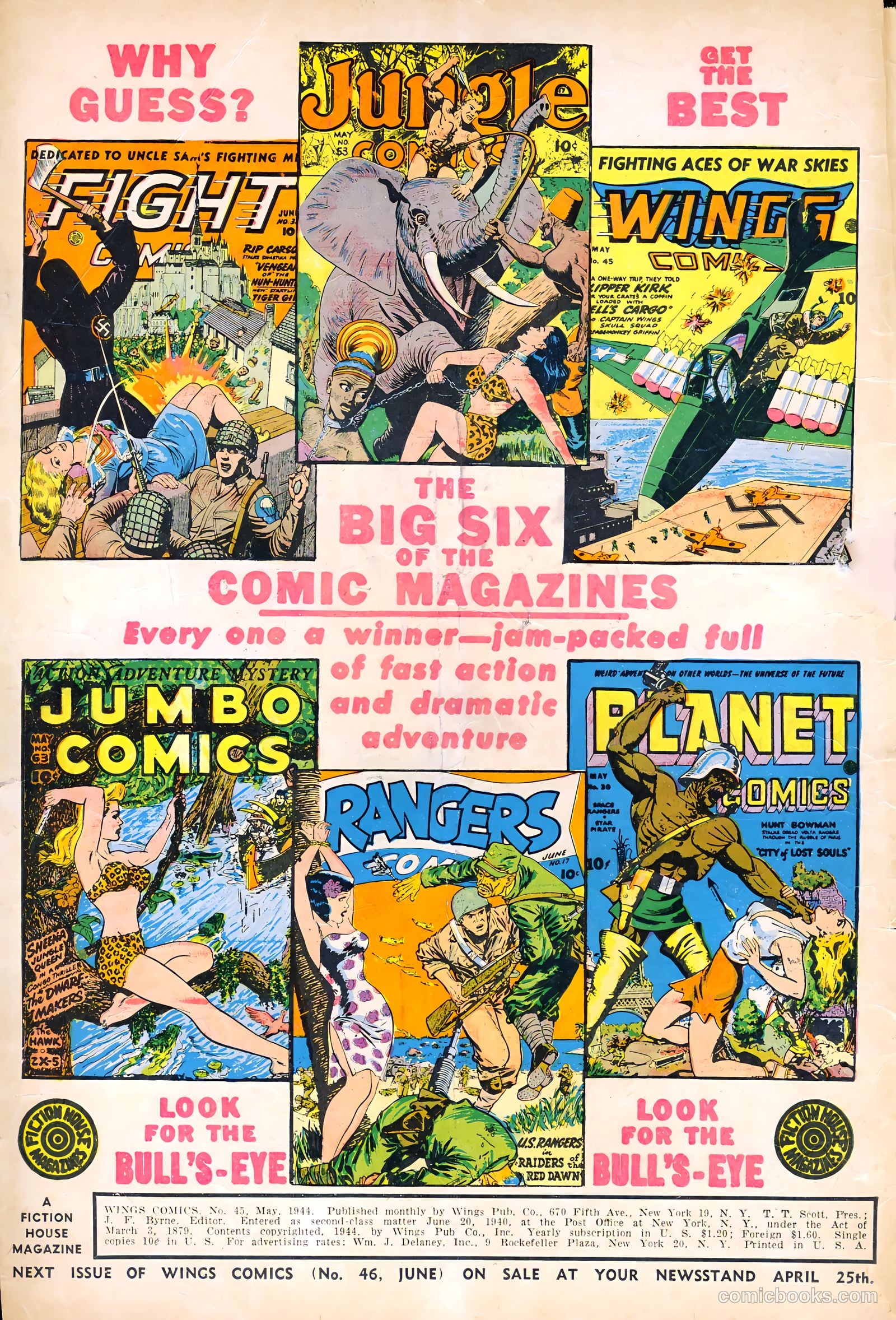 Wings Comics #45 — page 2 of 52