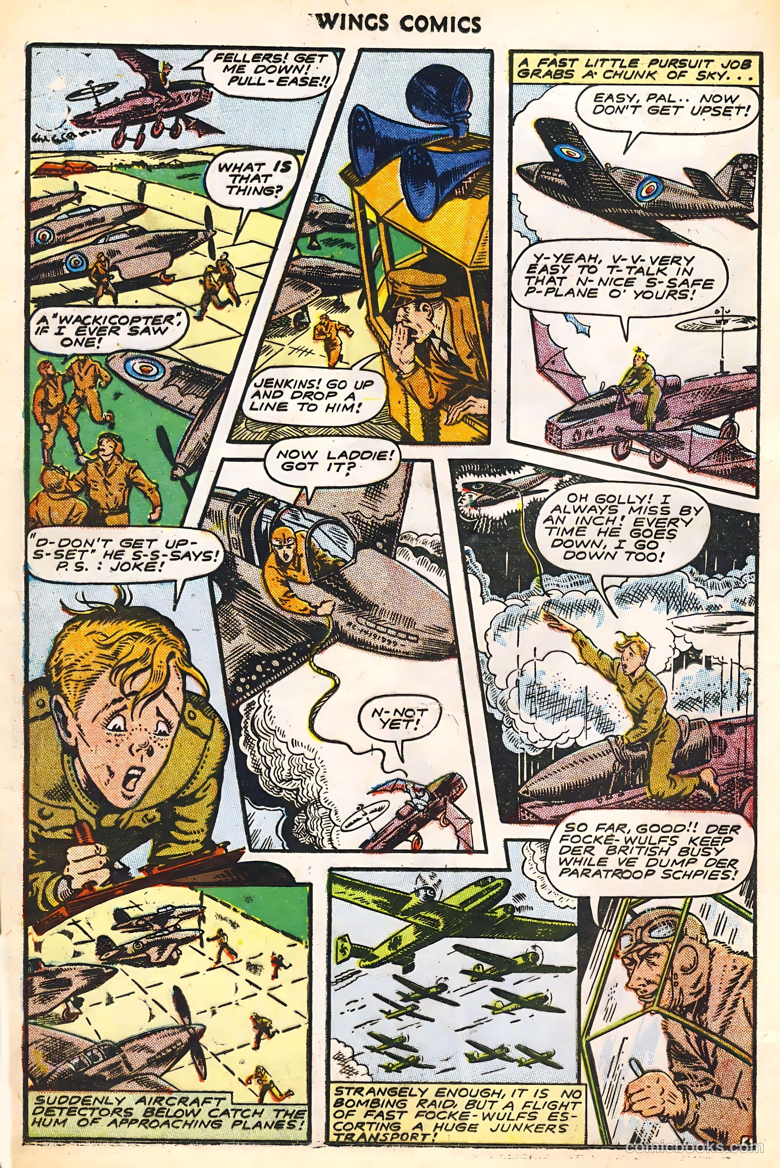 Wings Comics #45 — page 16 of 52