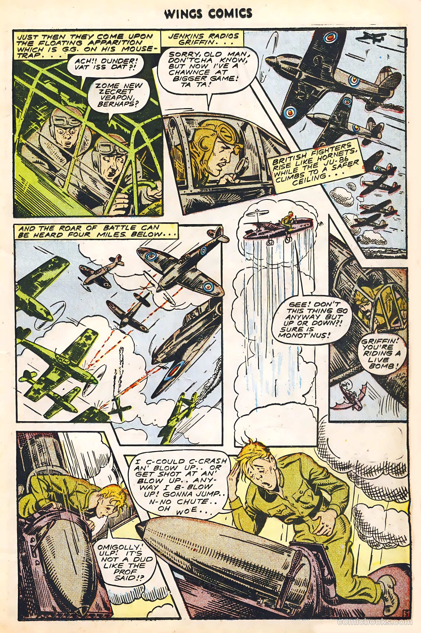 Wings Comics #45 — page 17 of 52