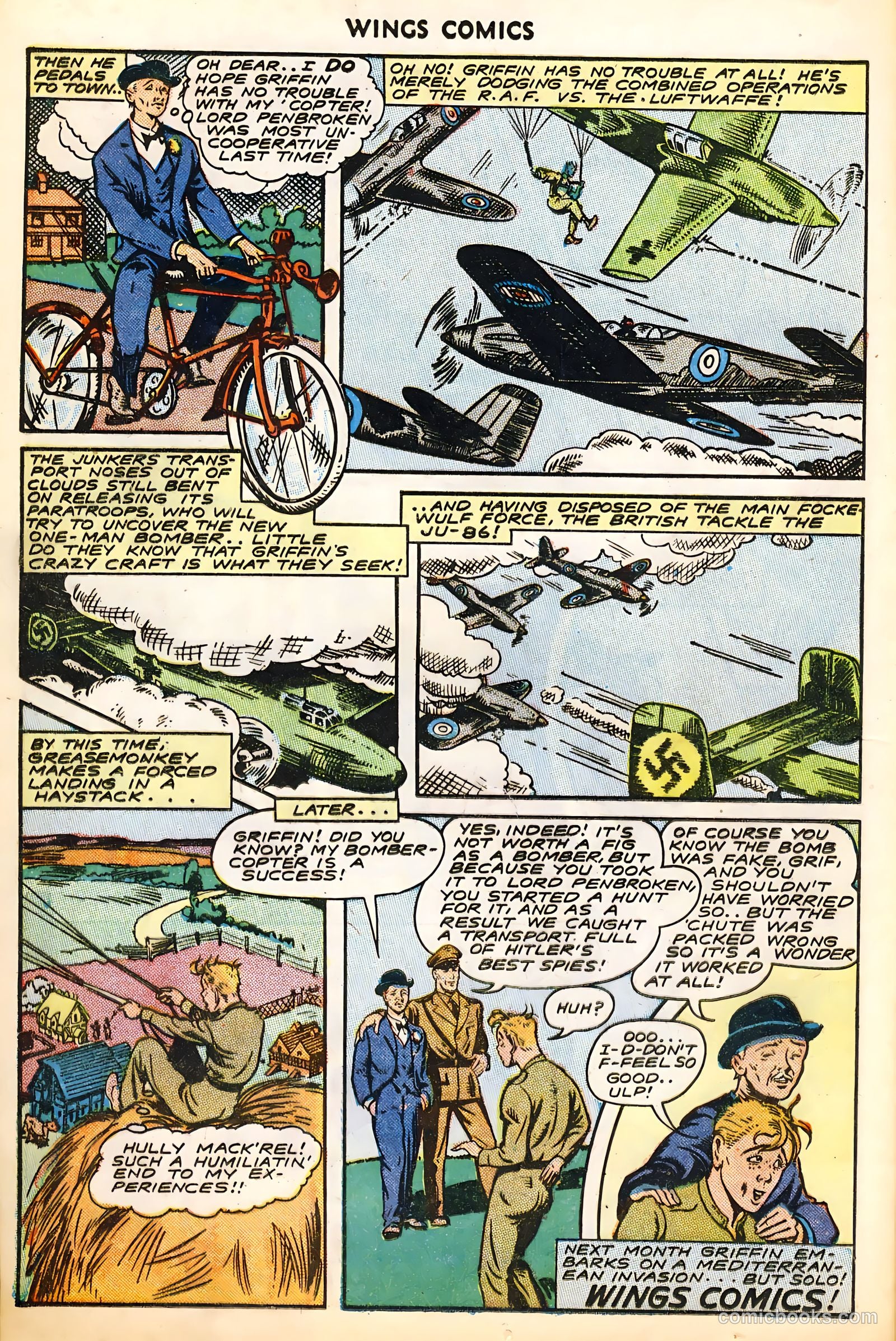 Wings Comics #45 — page 20 of 52
