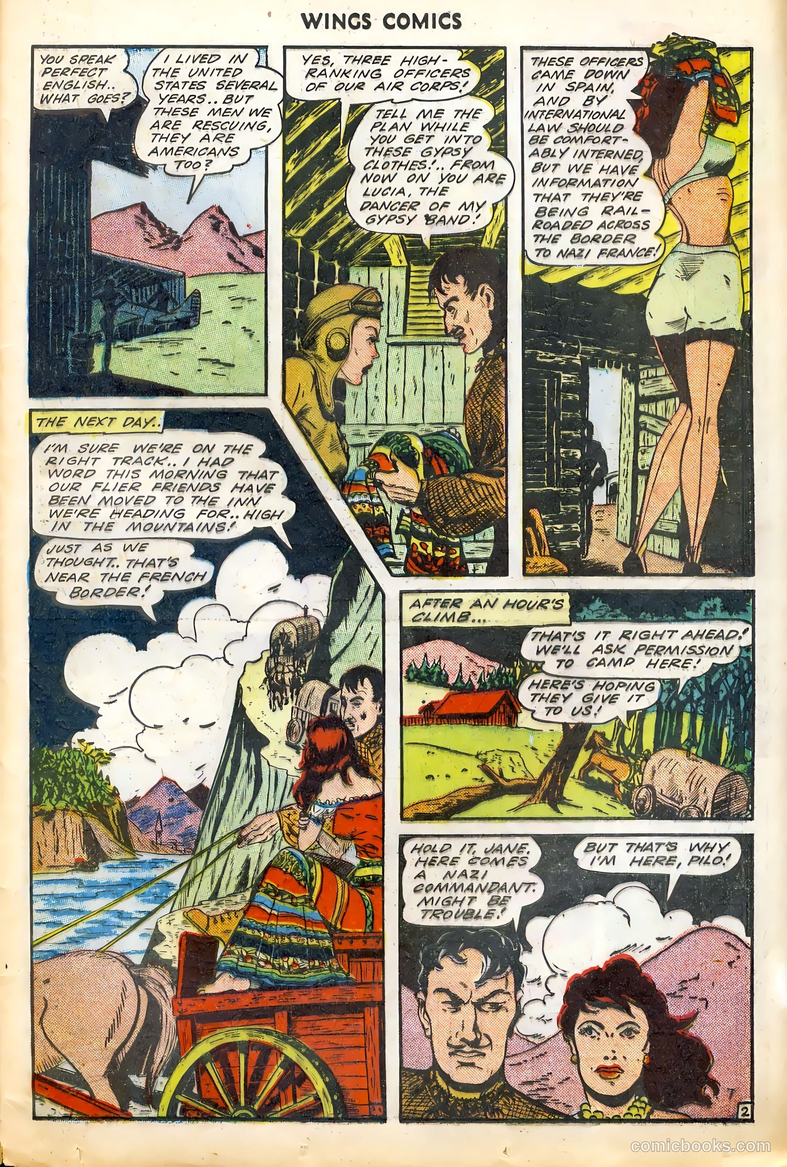 Wings Comics #45 — page 35 of 52