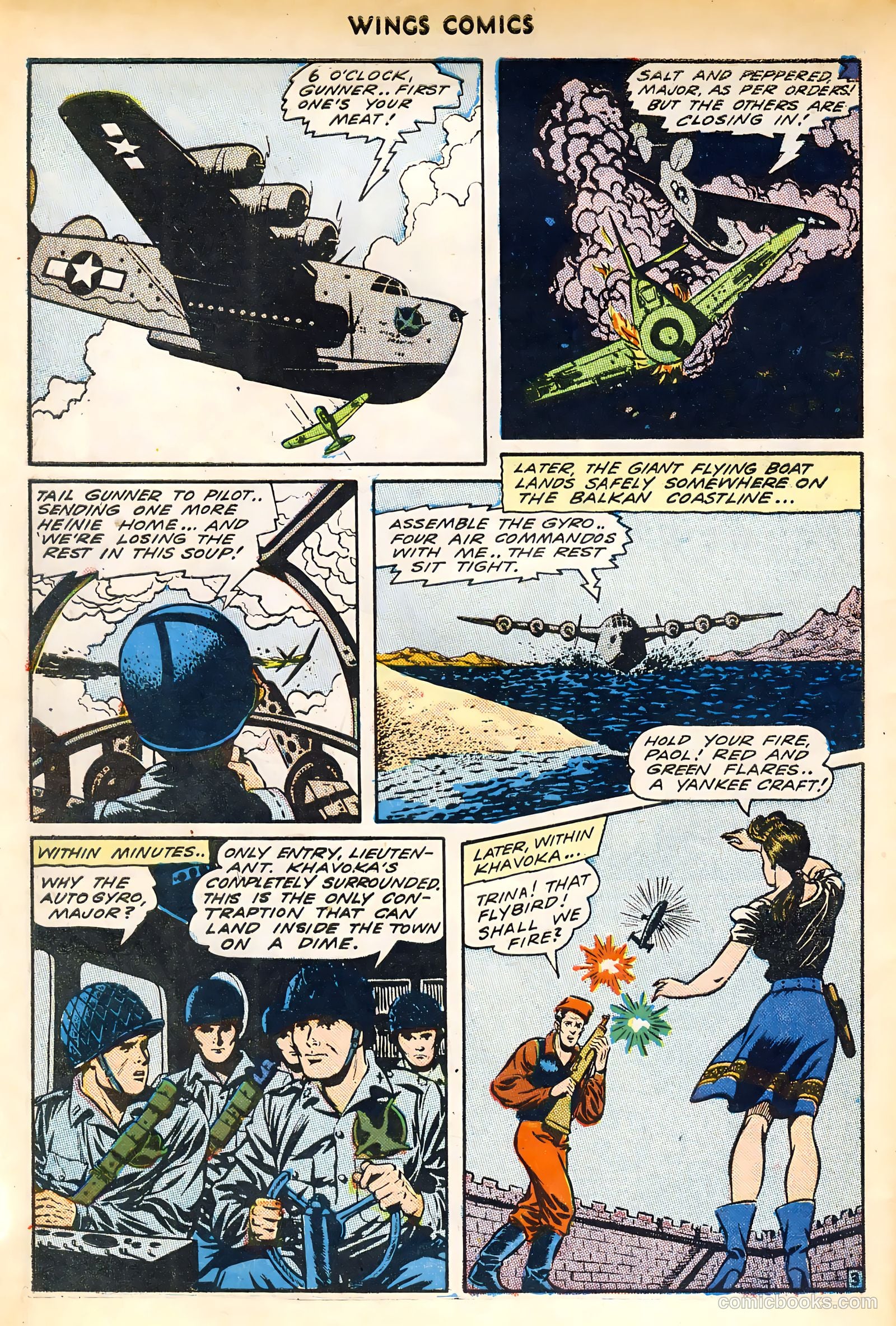Wings Comics #45 — page 46 of 52