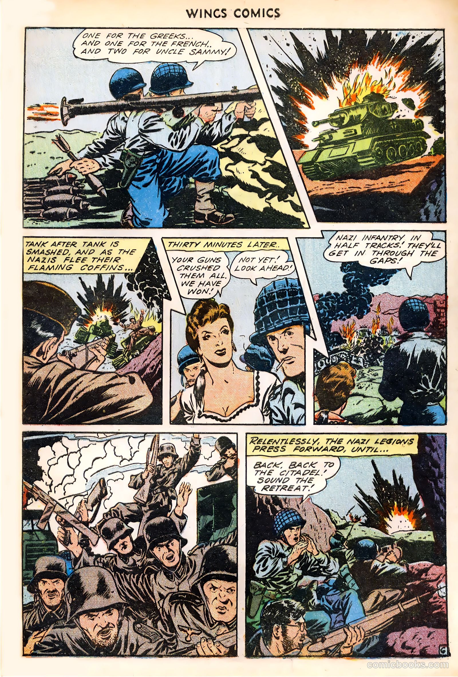Wings Comics #45 — page 49 of 52
