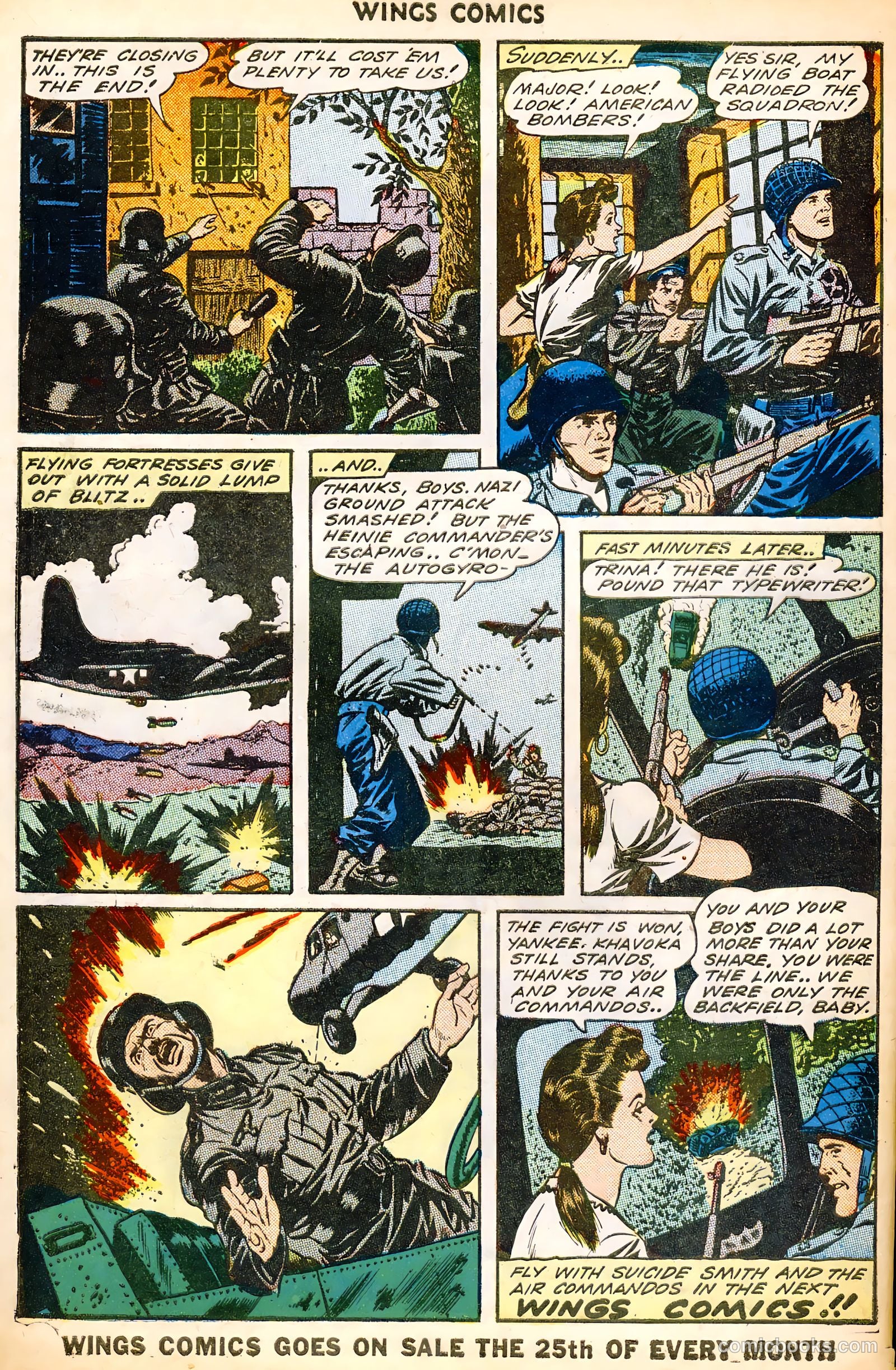 Wings Comics #45 — page 50 of 52