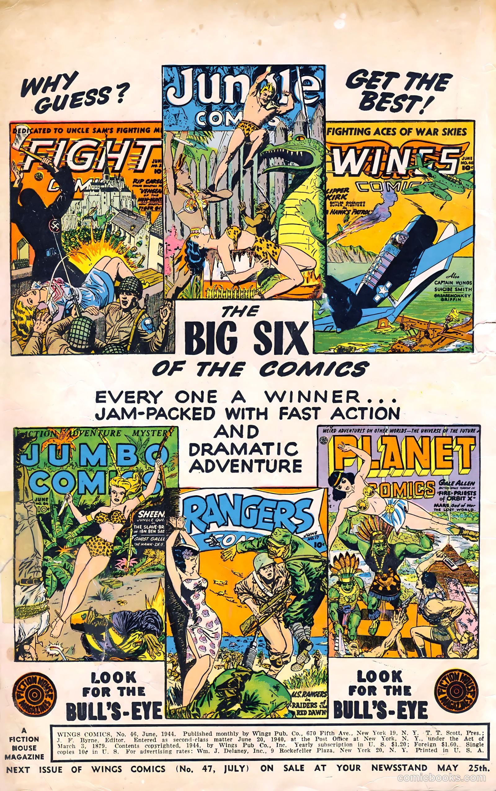 Wings Comics #46 — page 2 of 52