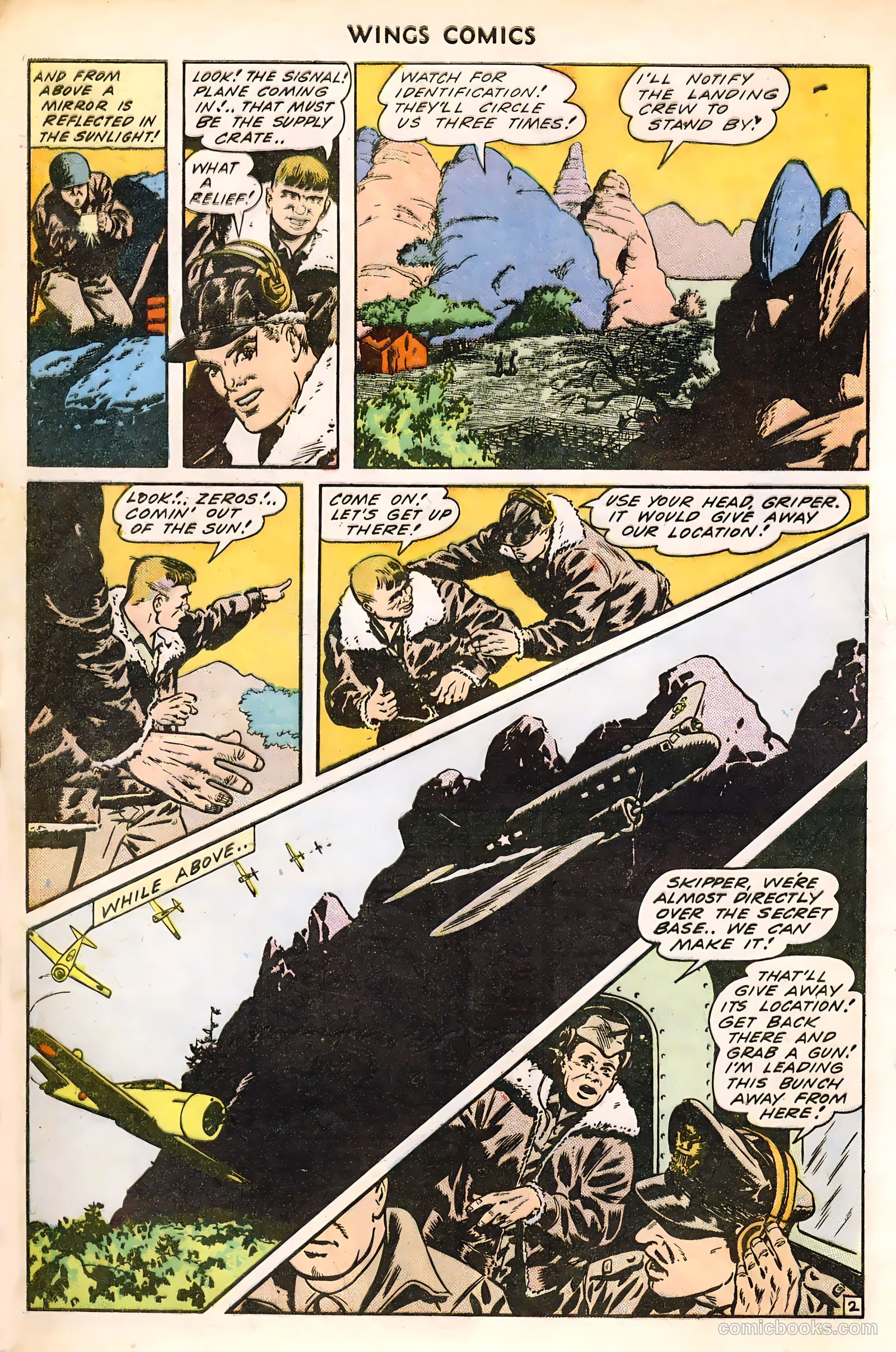 Wings Comics #46 — page 4 of 52