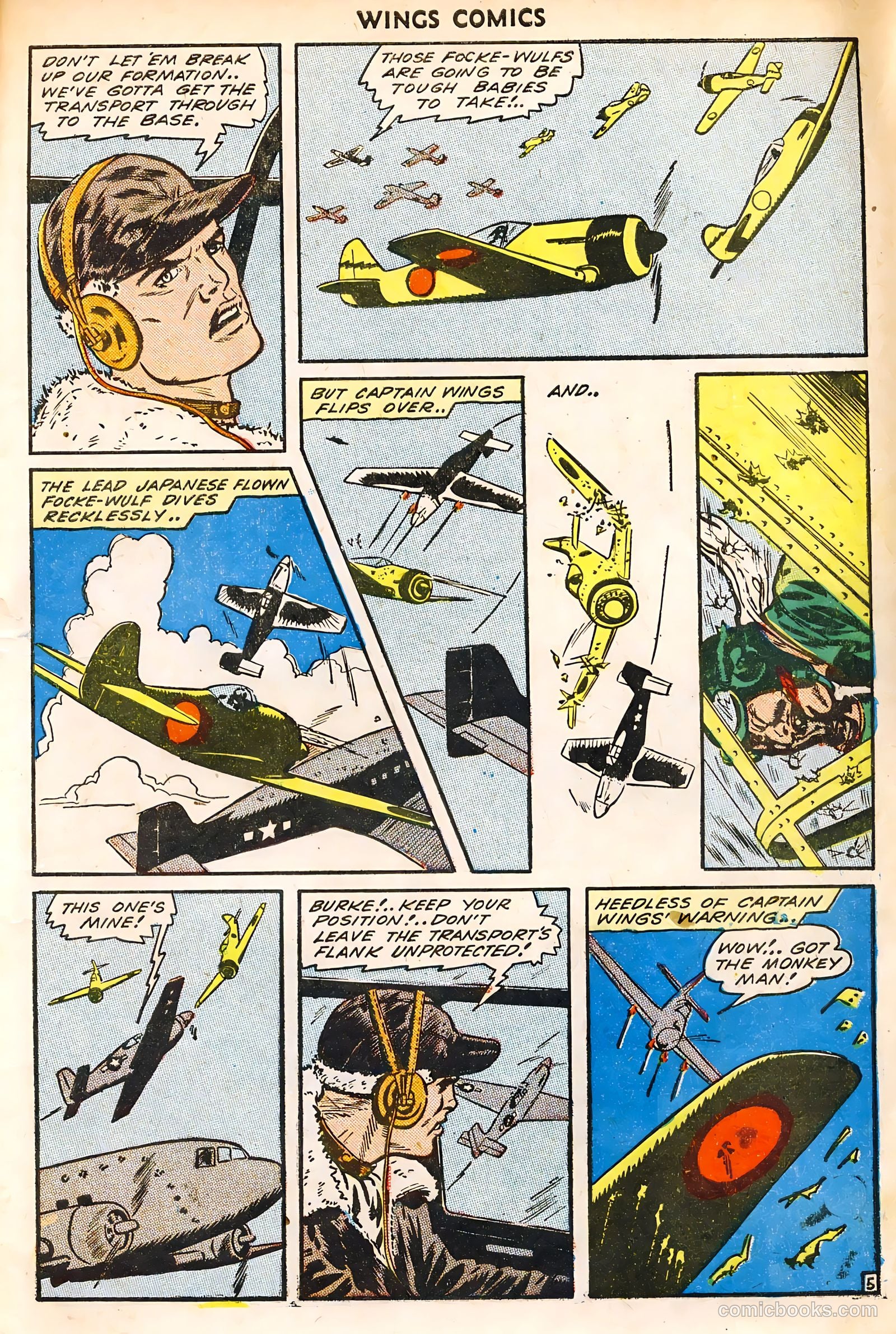Wings Comics #46 — page 7 of 52