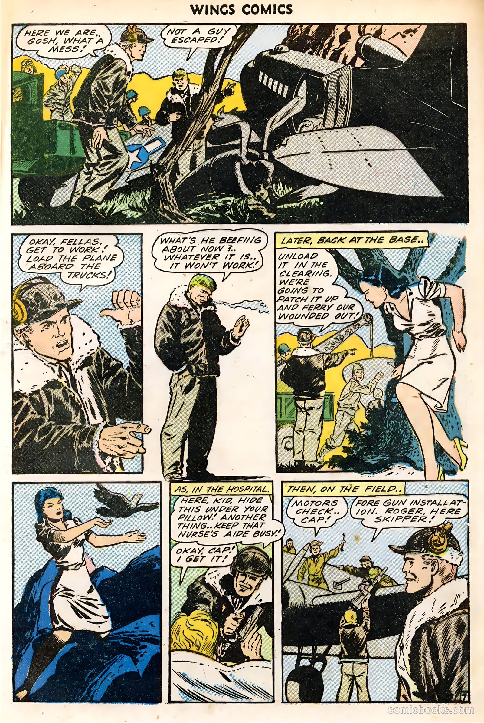 Wings Comics #46 — page 9 of 52