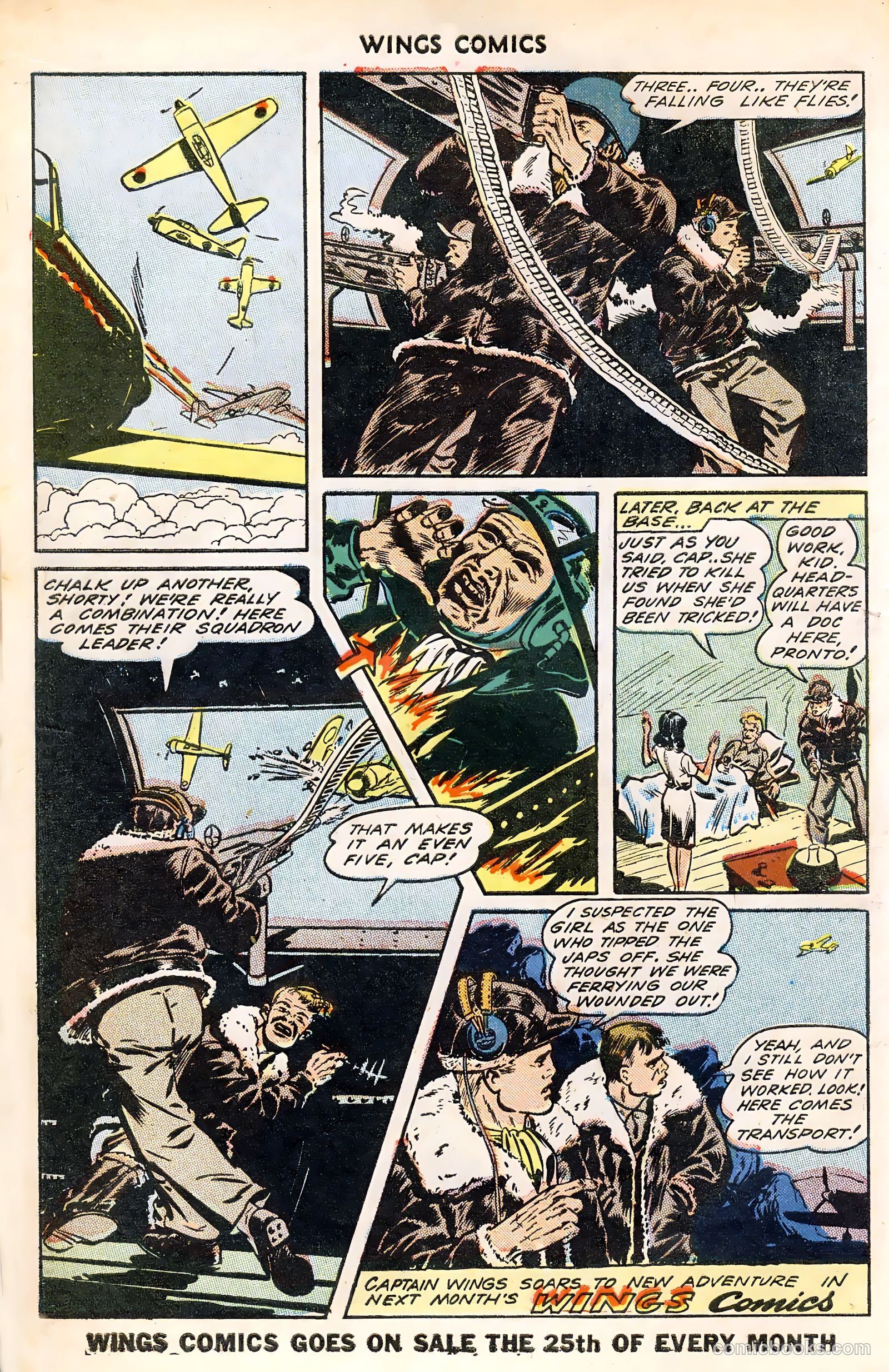 Wings Comics #46 — page 12 of 52