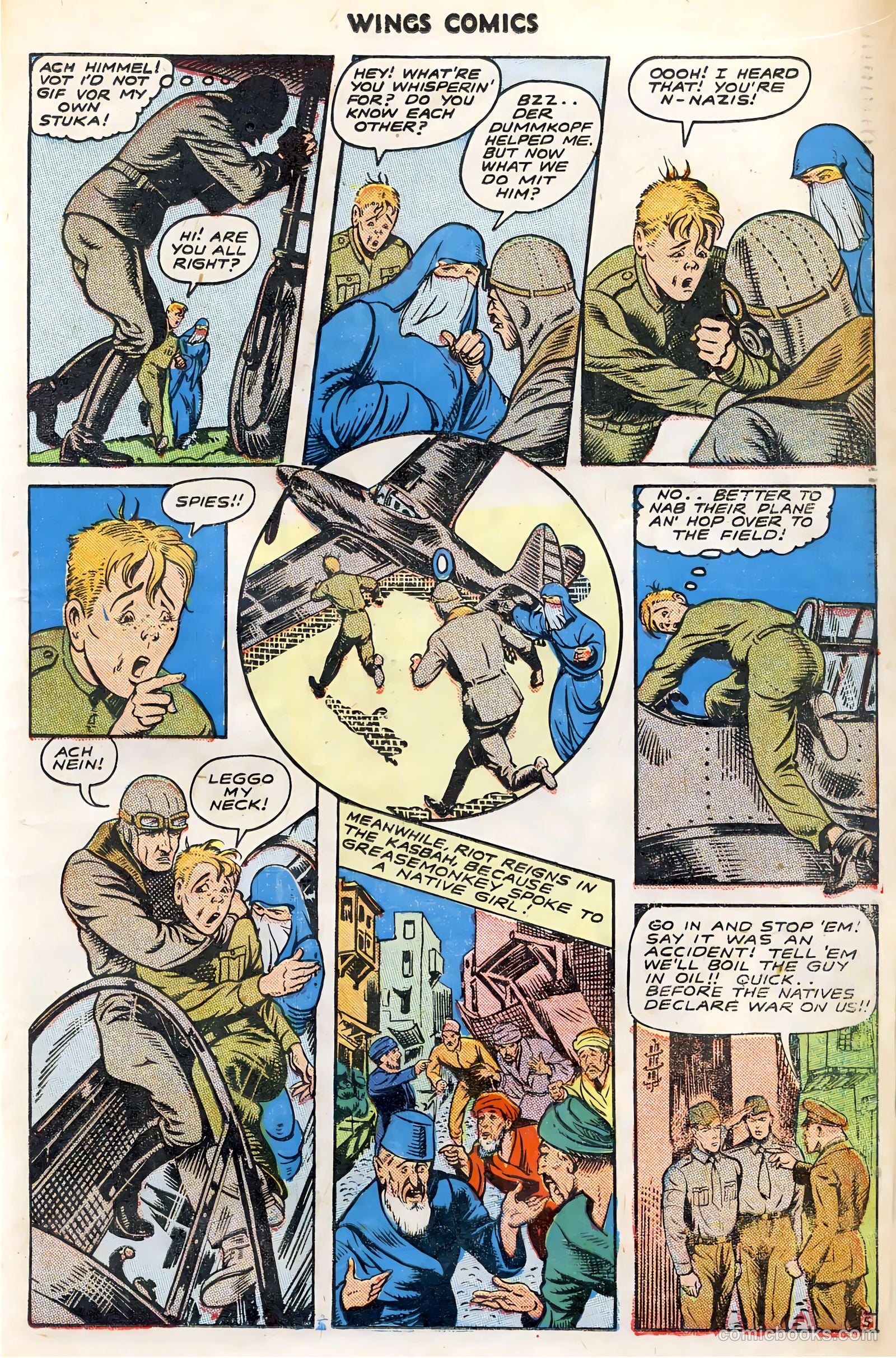 Wings Comics #46 — page 17 of 52