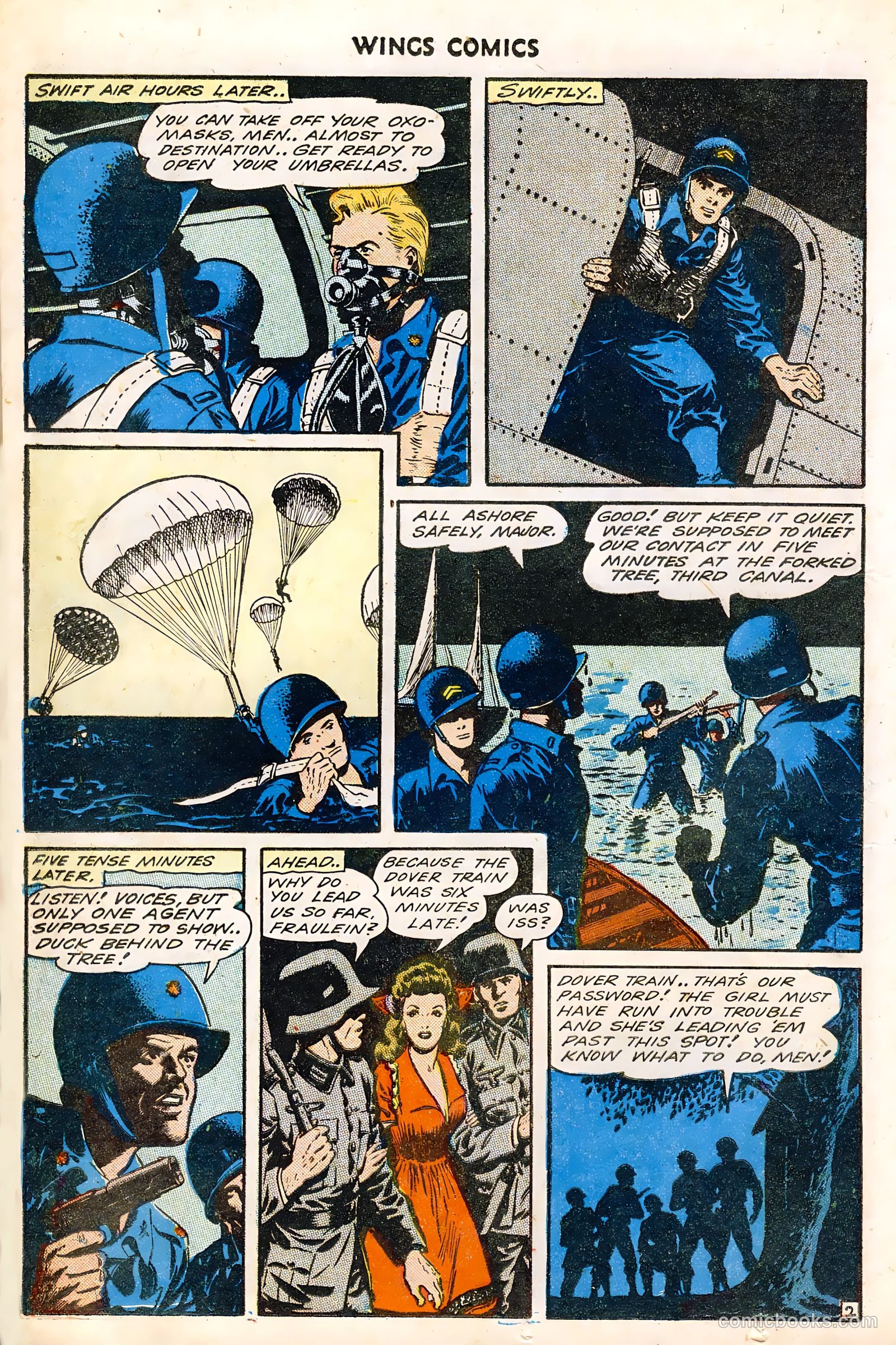 Wings Comics #46 — page 22 of 52