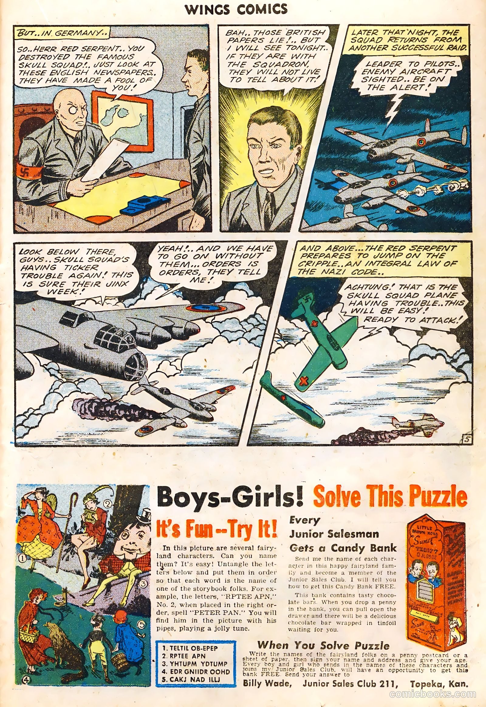 Wings Comics #46 — page 31 of 52