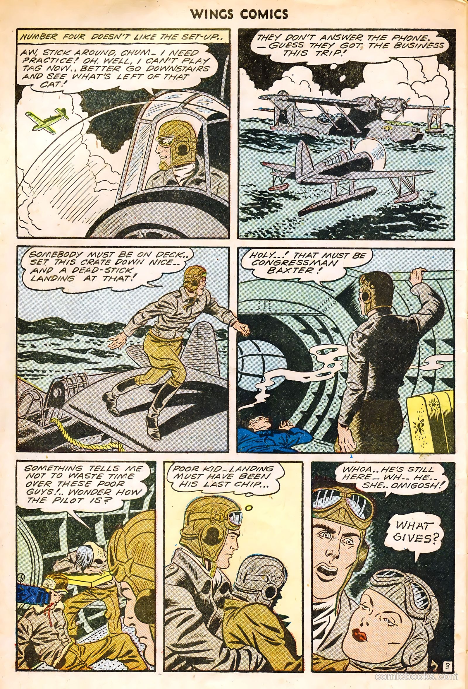 Wings Comics #46 — page 46 of 52