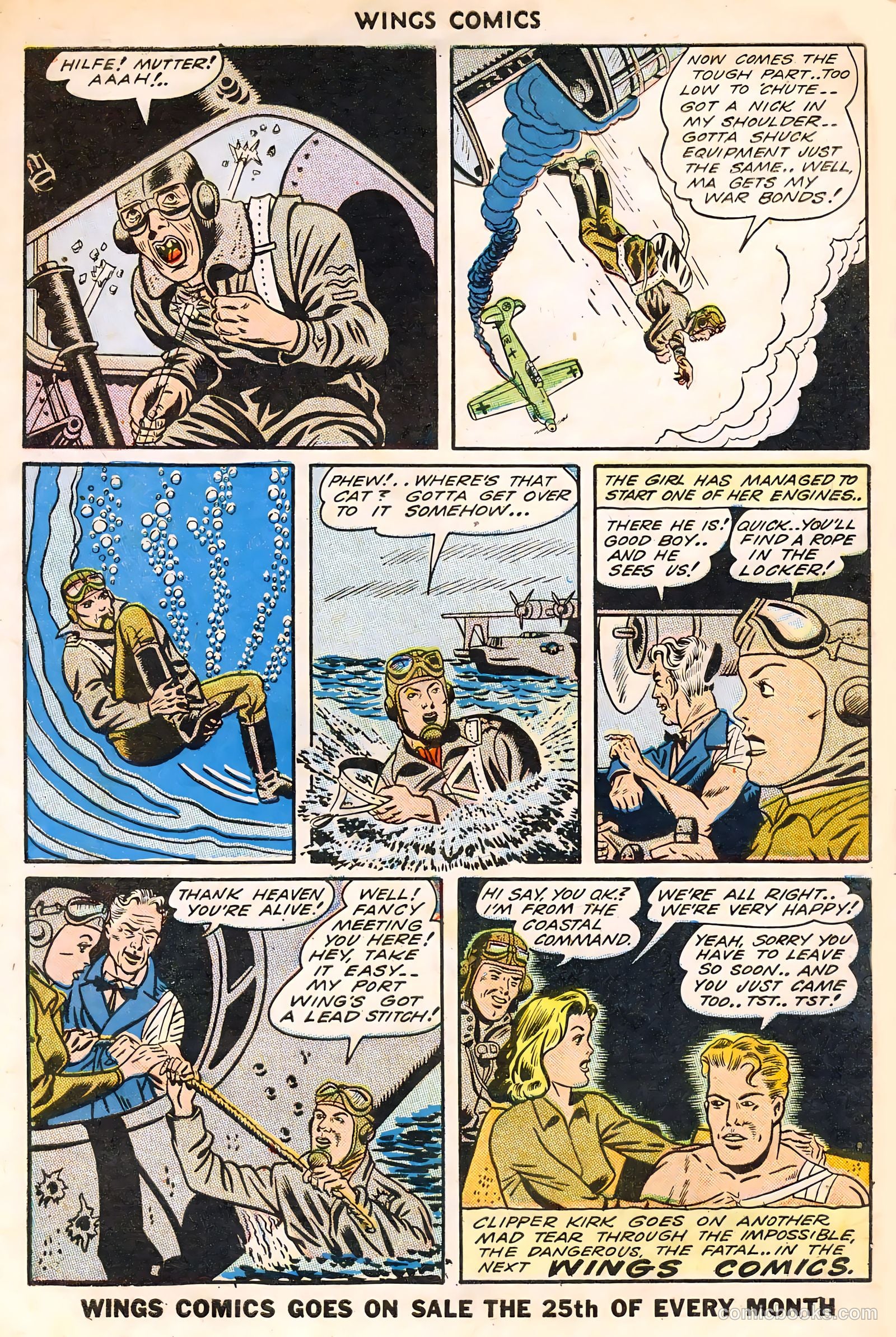 Wings Comics #46 — page 50 of 52