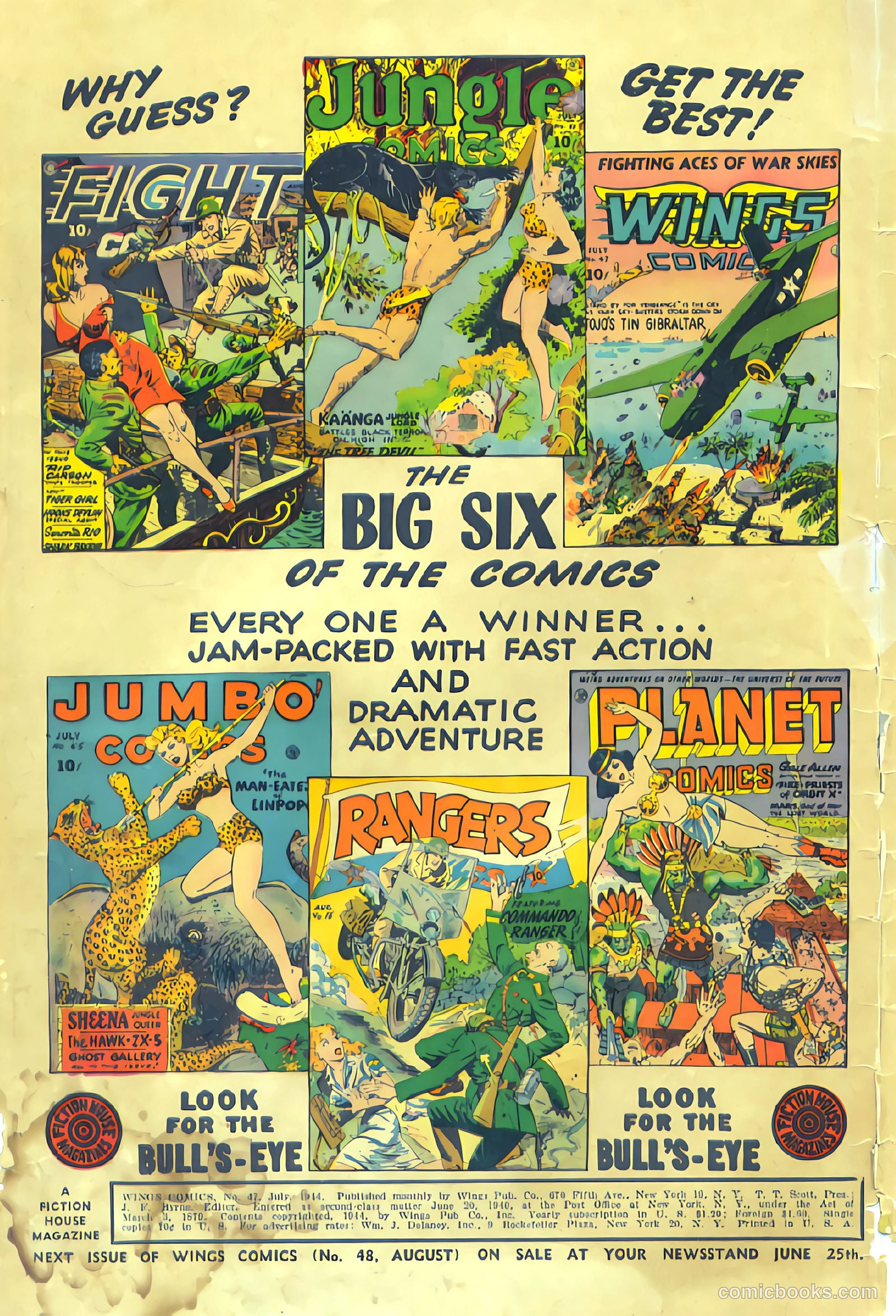 Wings Comics #47 — page 2 of 52