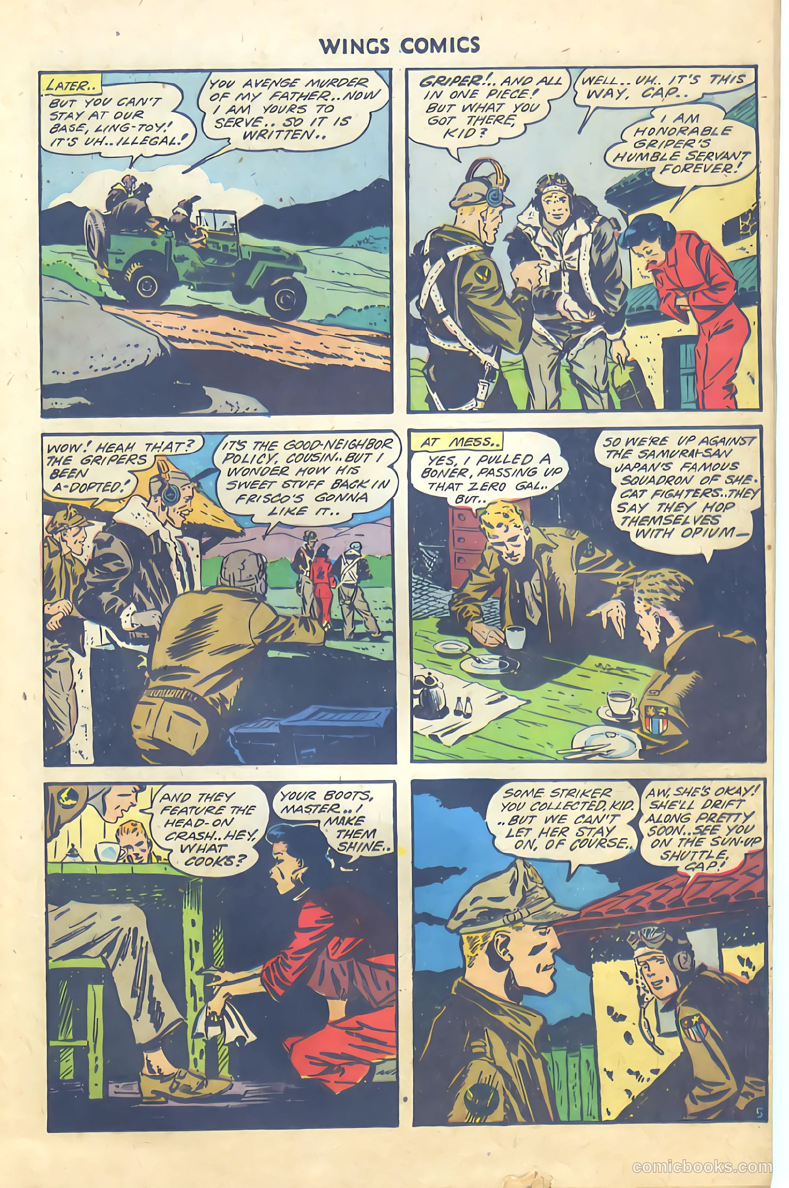 Wings Comics #47 — page 7 of 52