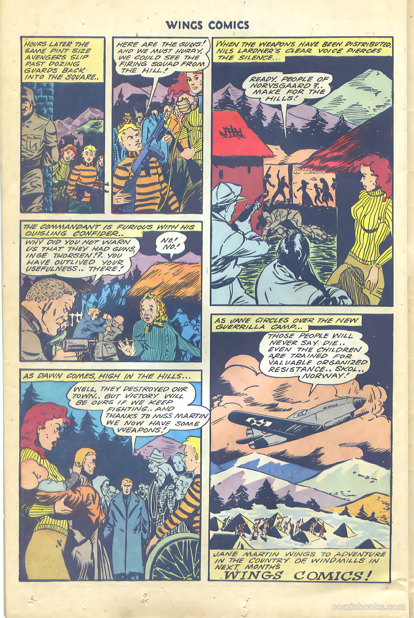 Wings Comics #47 — page 38 of 52