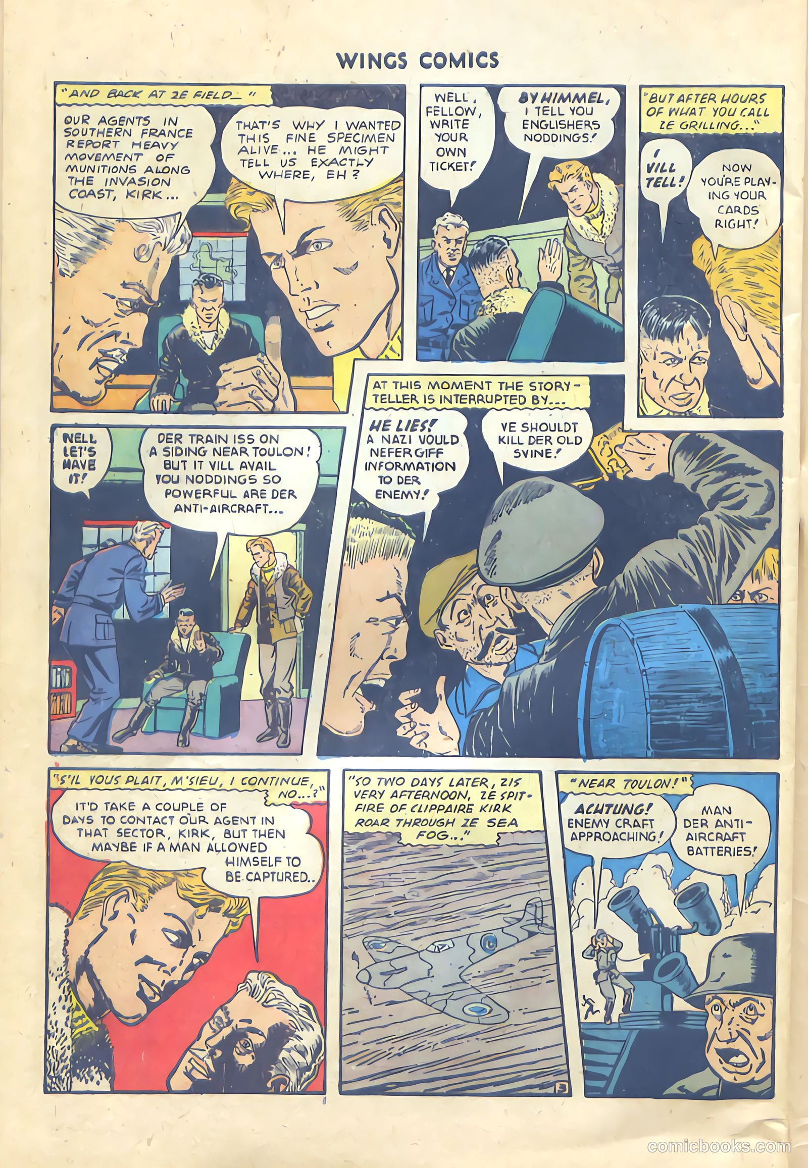 Wings Comics #47 — page 46 of 52