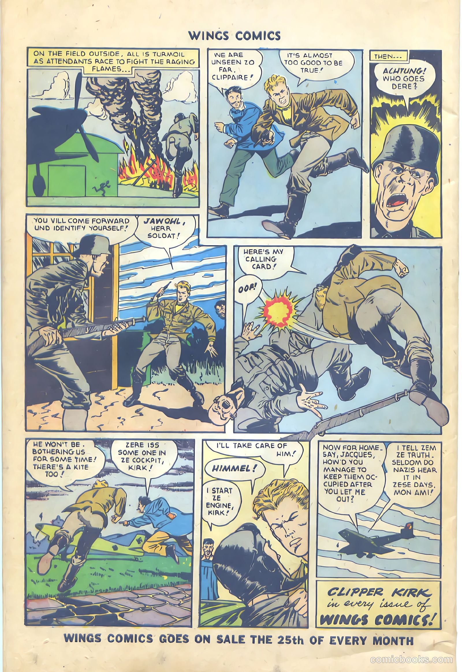 Wings Comics #47 — page 50 of 52