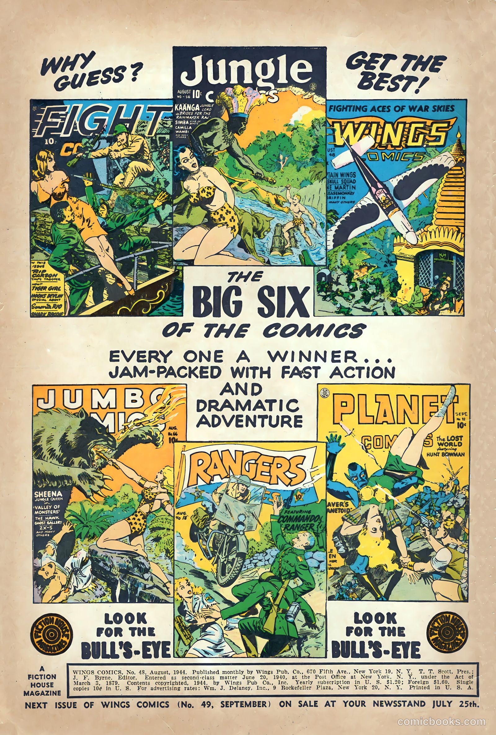 Wings Comics #48 — page 2 of 53