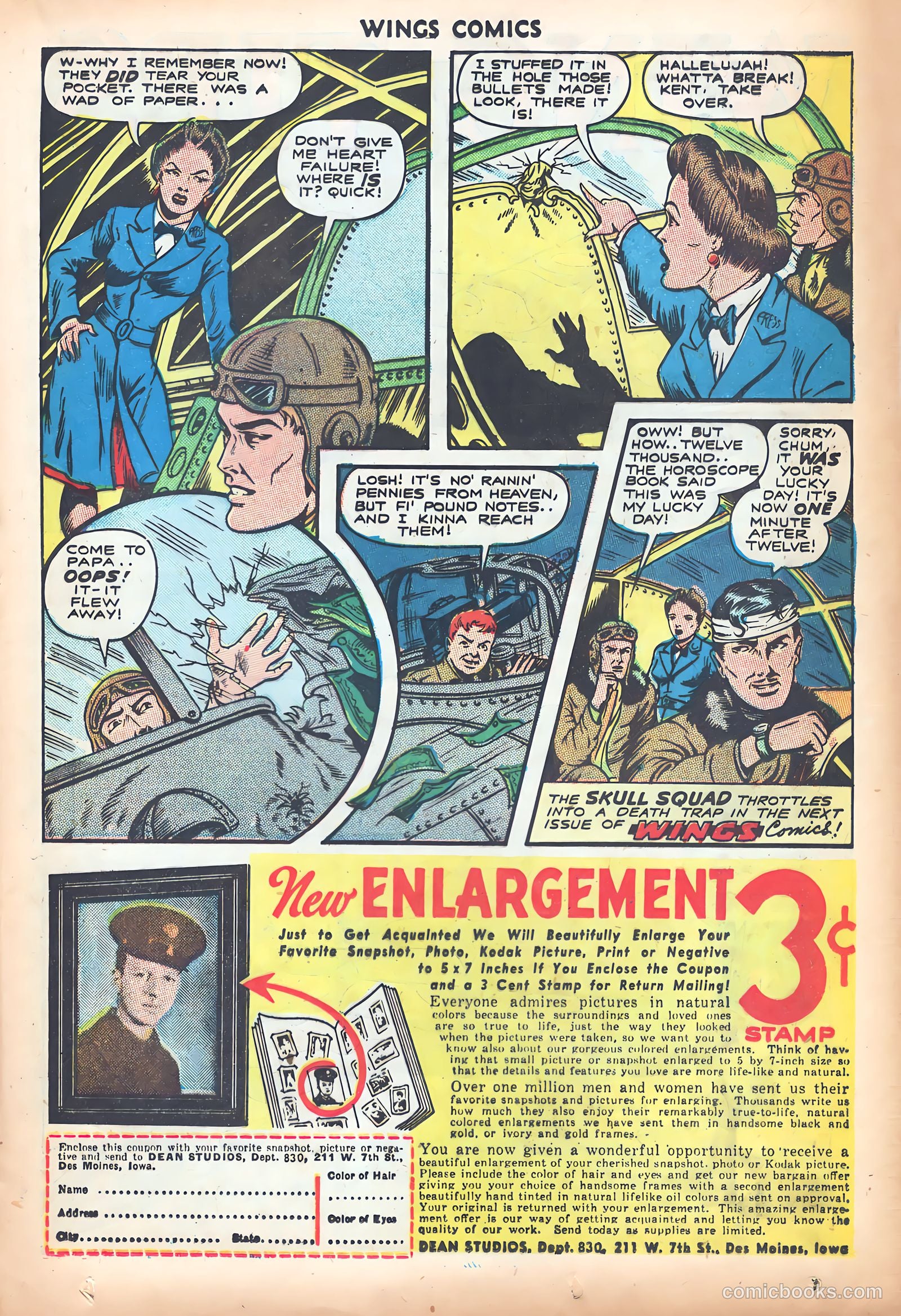 Wings Comics #48 — page 33 of 53
