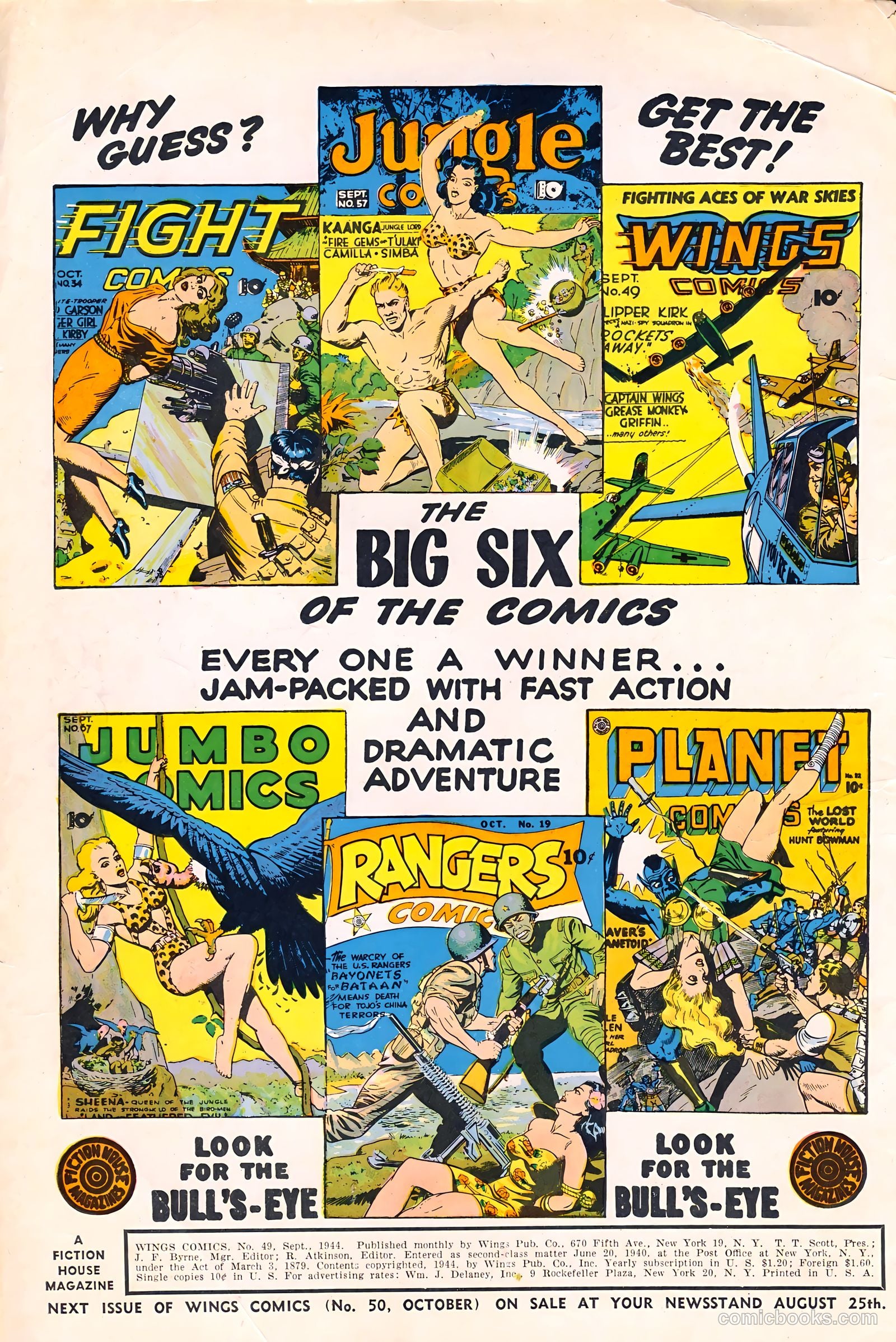 Wings Comics #49 — page 2 of 52