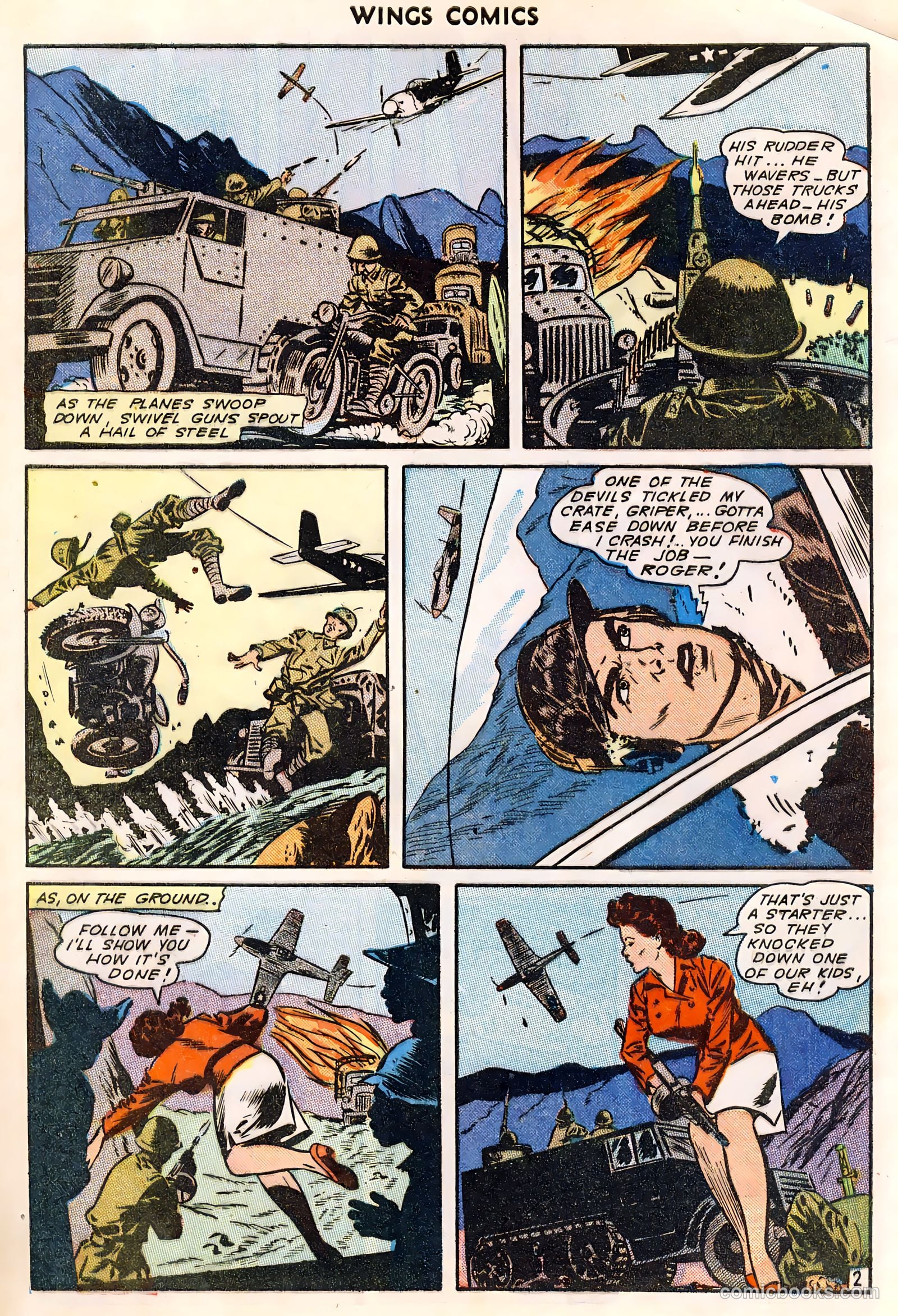 Wings Comics #49 — page 4 of 52