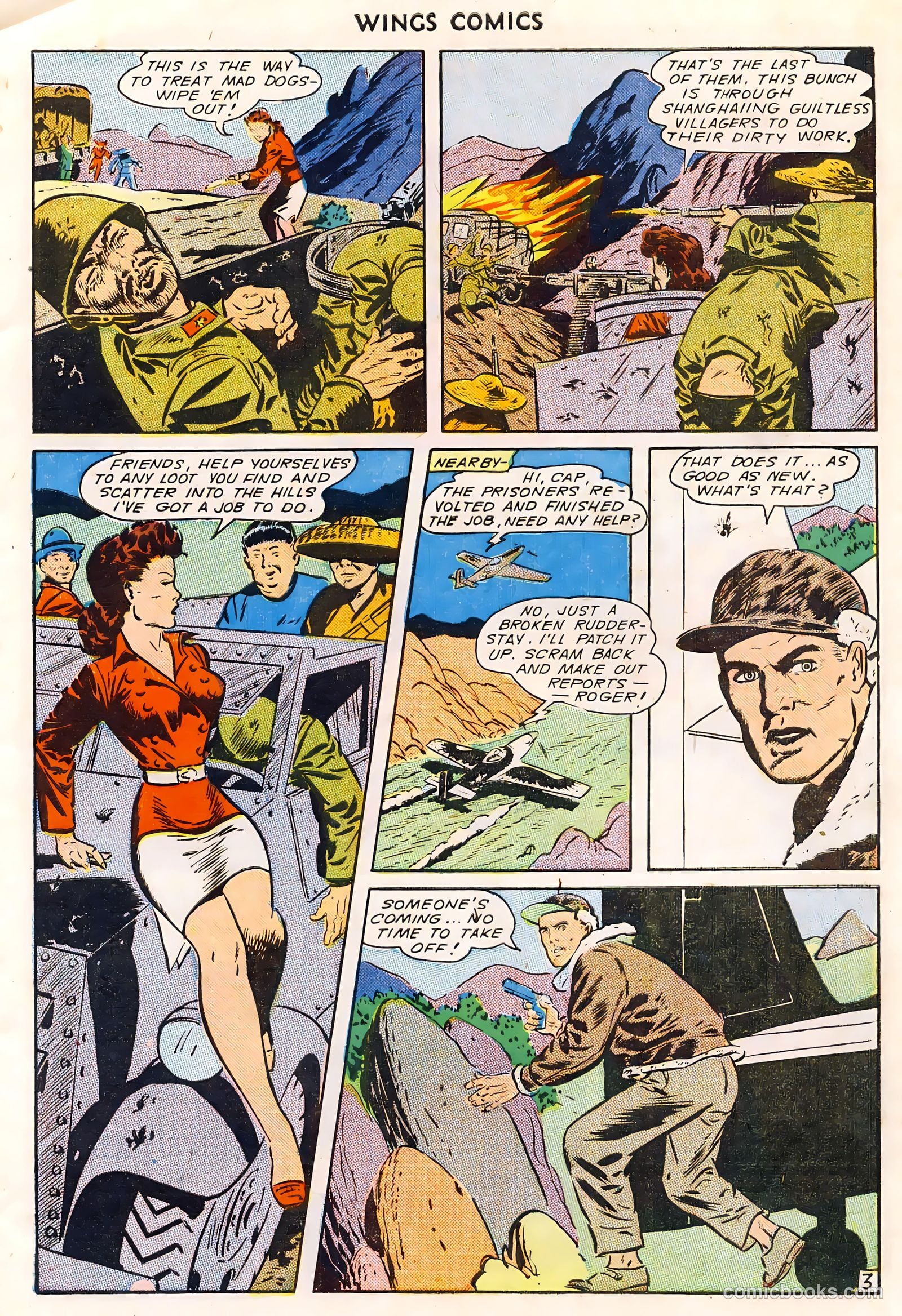 Wings Comics #49 — page 5 of 52