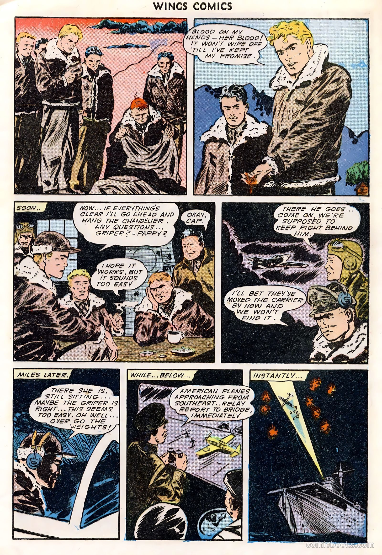 Wings Comics #49 — page 9 of 52
