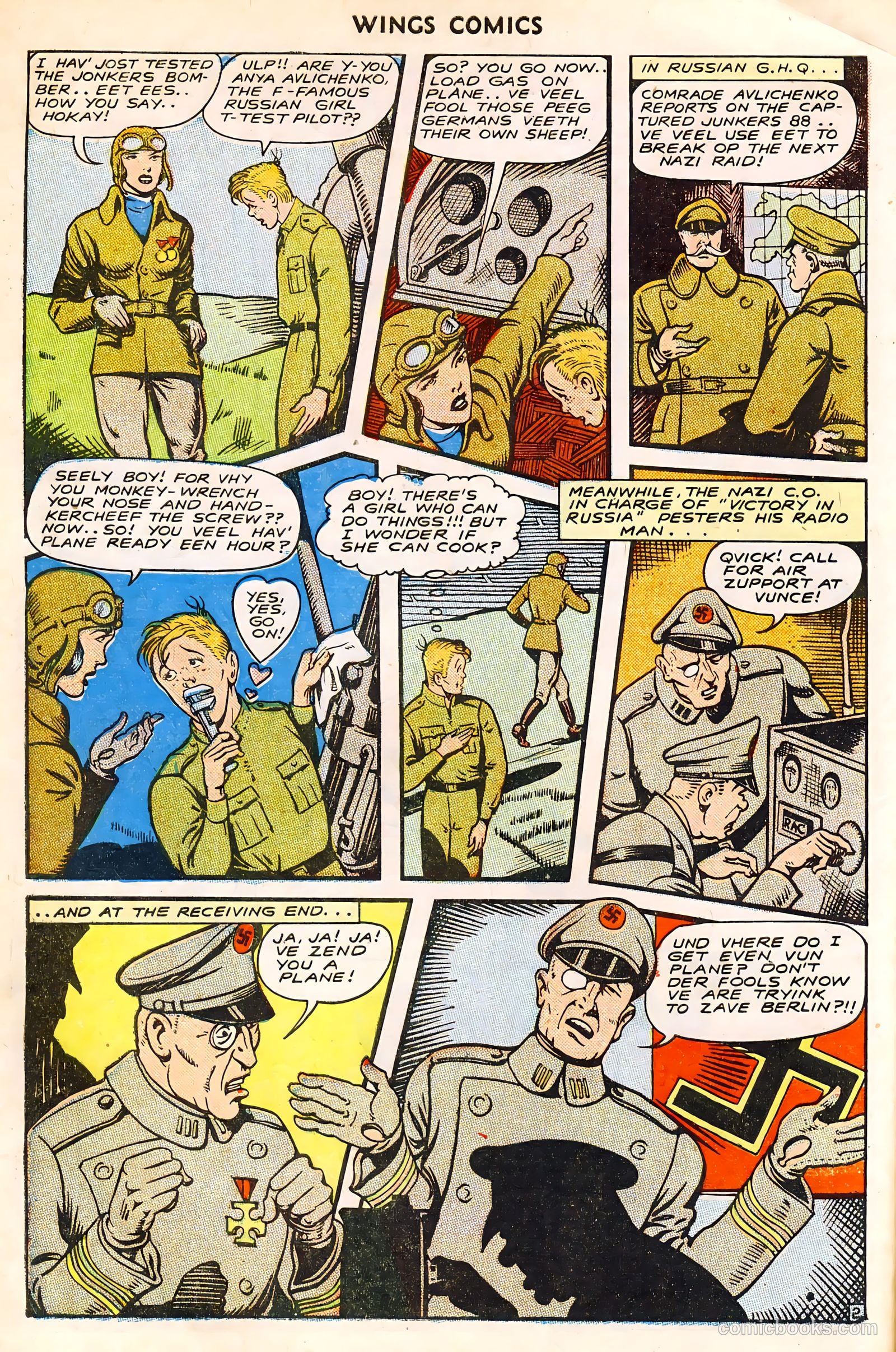 Wings Comics #49 — page 14 of 52