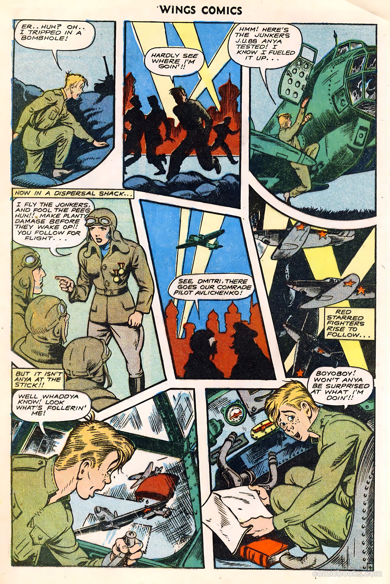 Wings Comics #49 — page 16 of 52