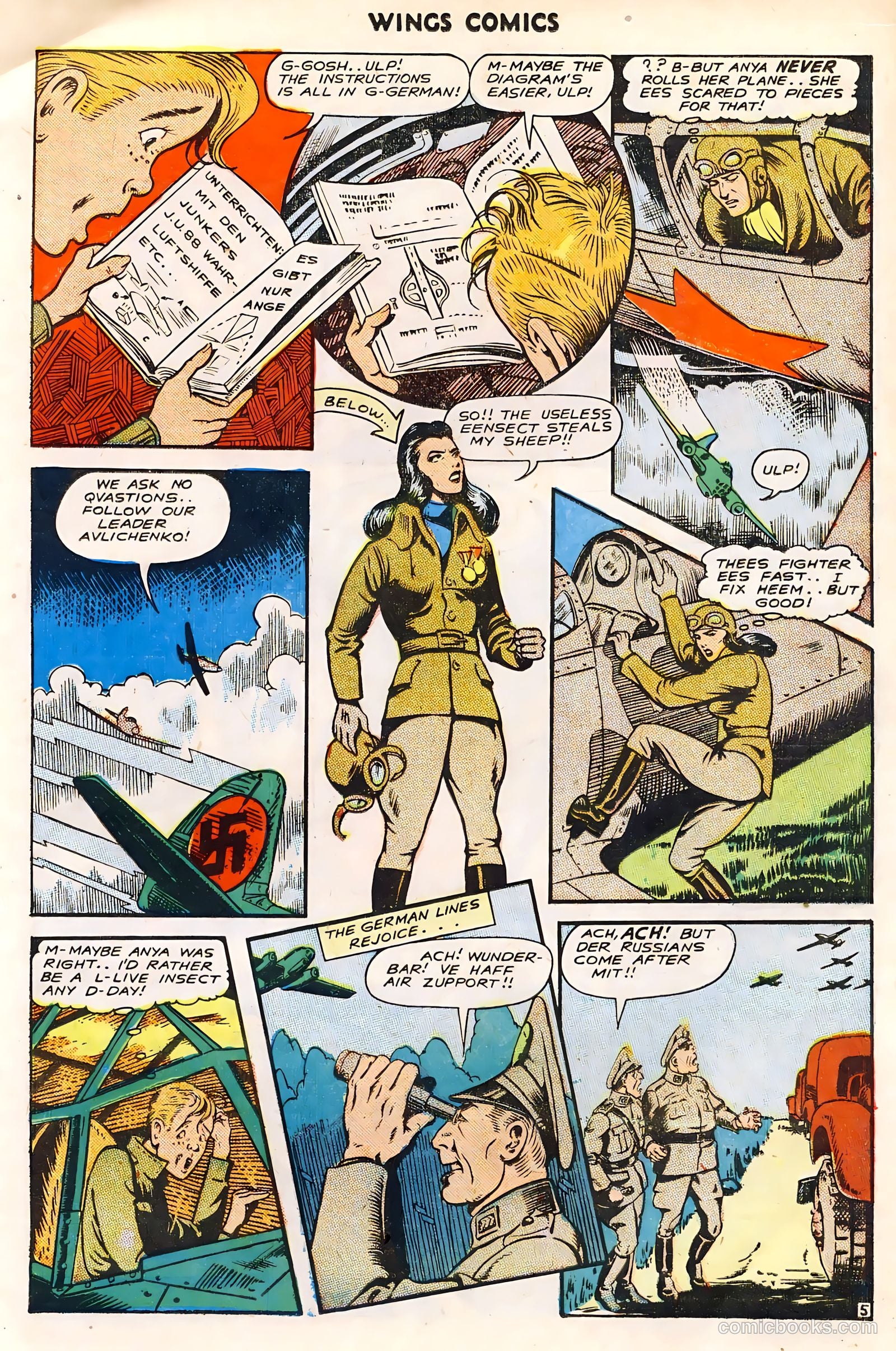 Wings Comics #49 — page 17 of 52