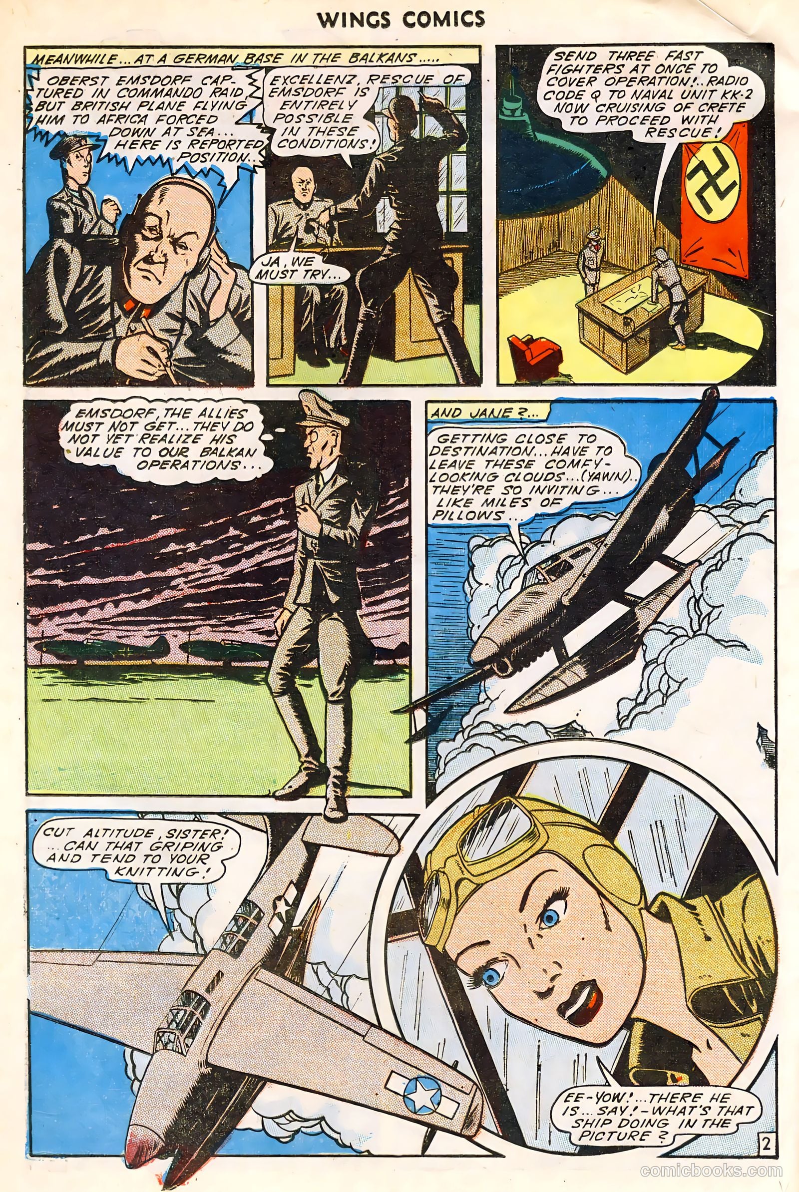 Wings Comics #49 — page 36 of 52