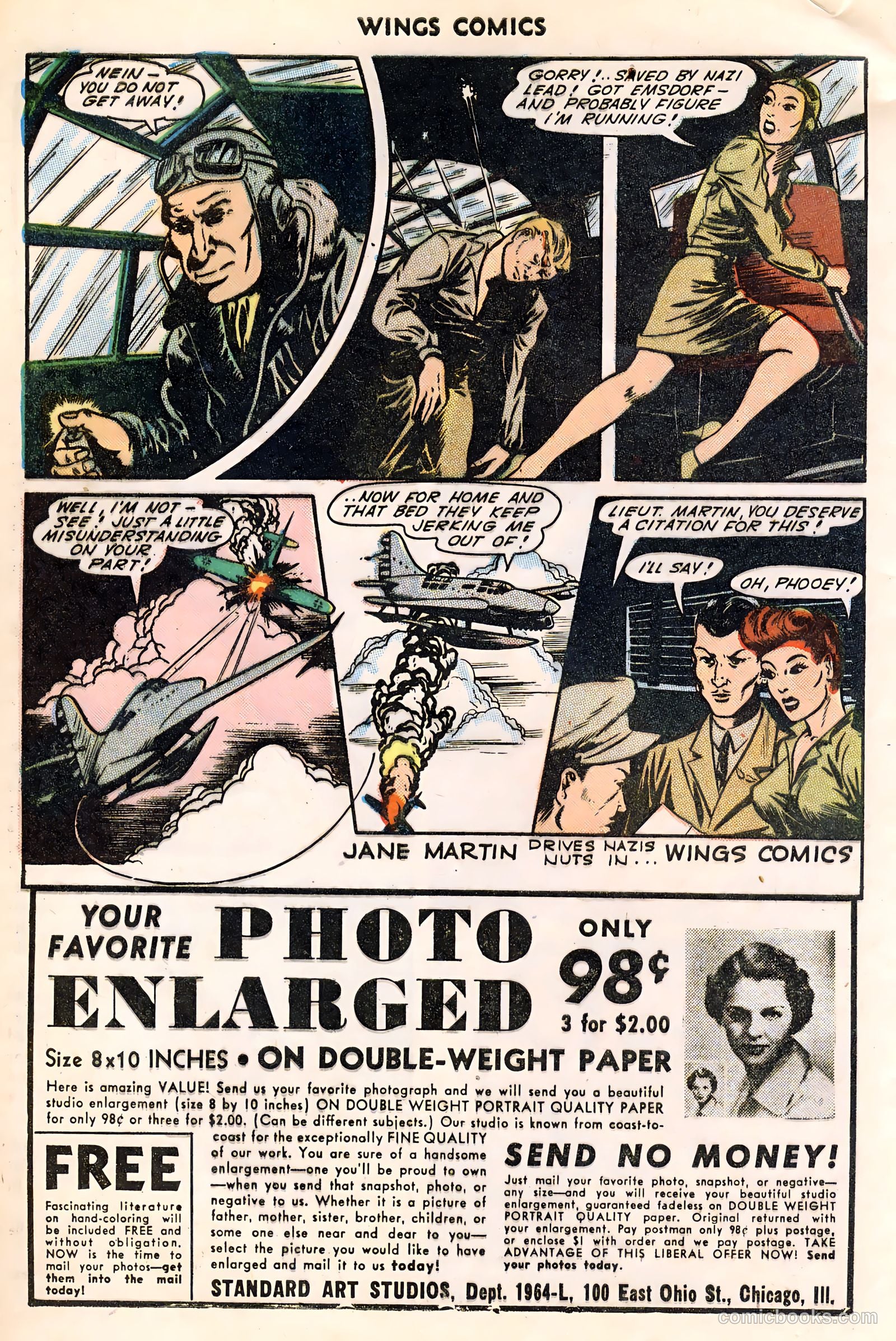 Wings Comics #49 — page 40 of 52