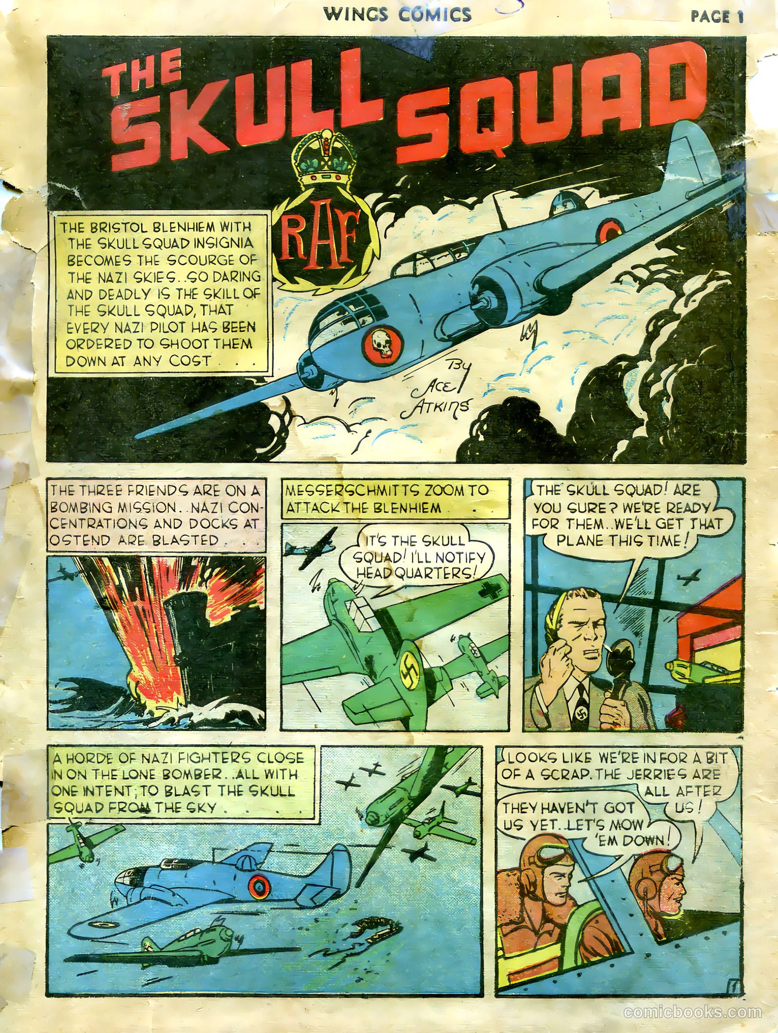 Wings Comics #5 — page 3 of 68