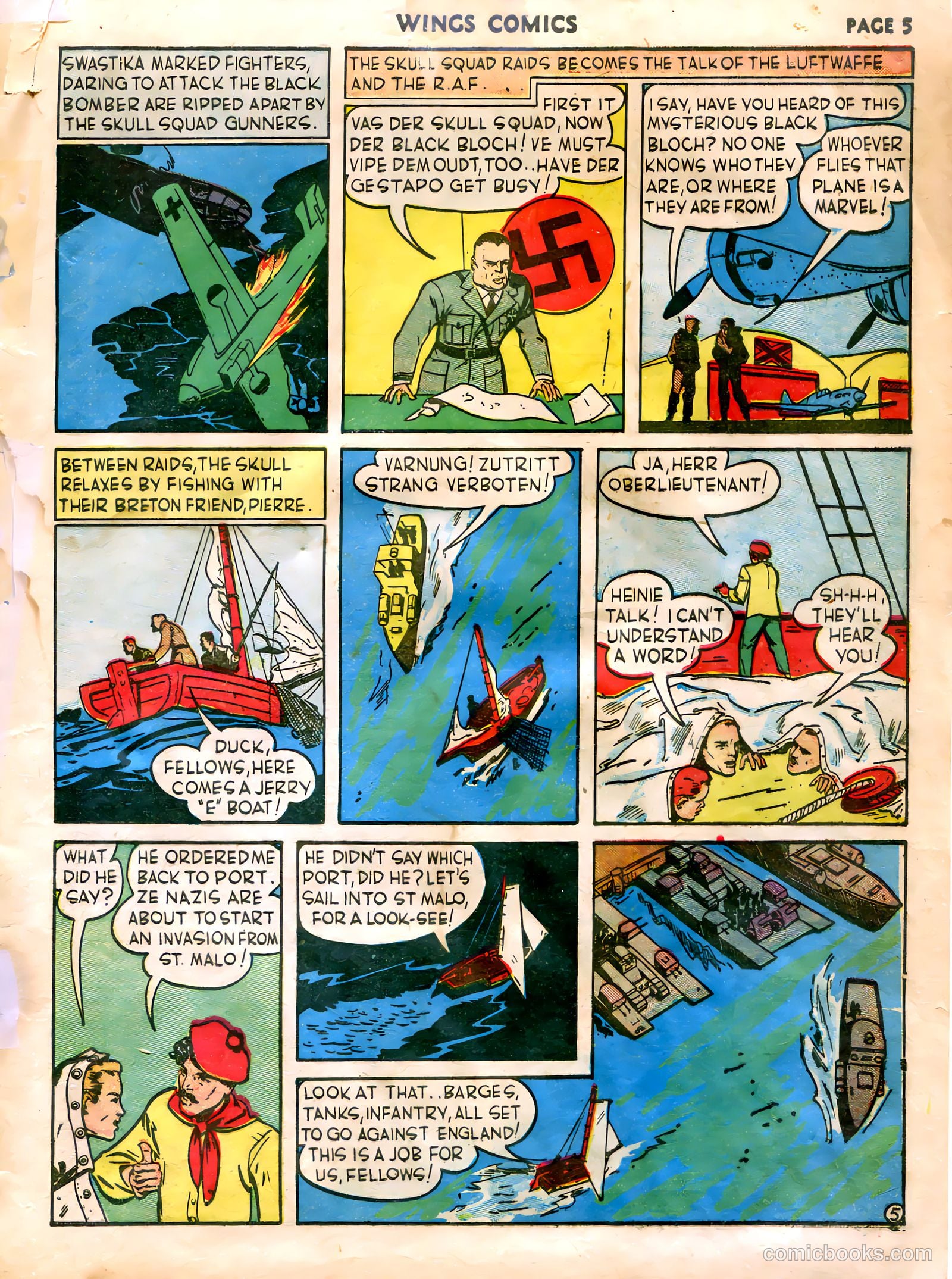 Wings Comics #5 — page 7 of 68