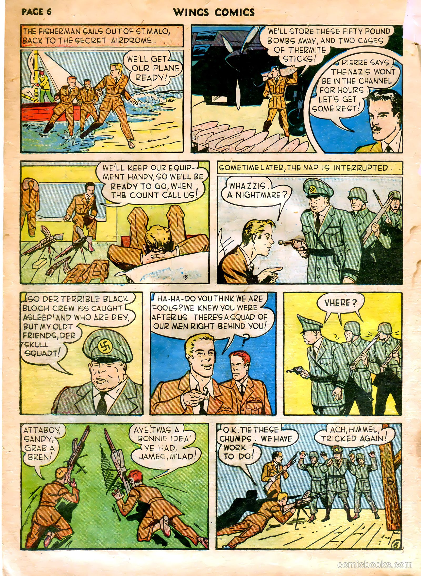 Wings Comics #5 — page 8 of 68