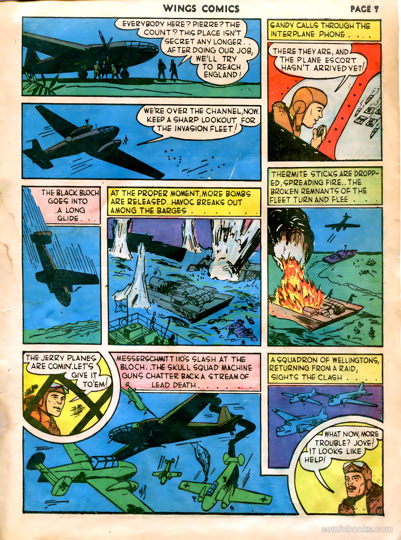 Wings Comics #5 — page 9 of 68