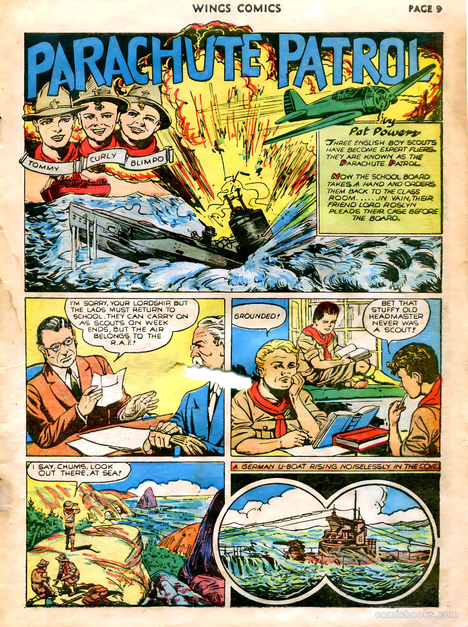 Wings Comics #5 — page 11 of 68