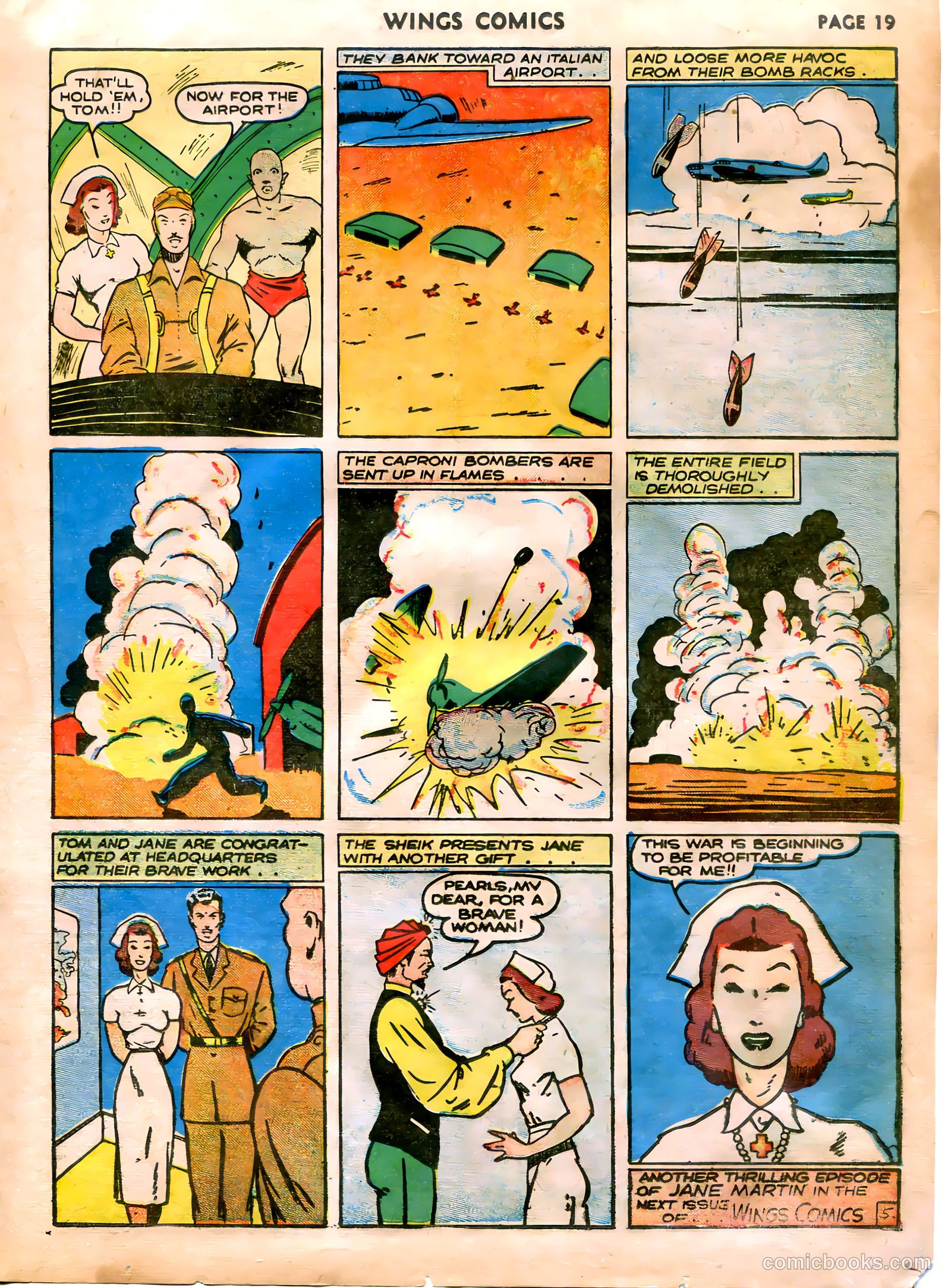 Wings Comics #5 — page 21 of 68