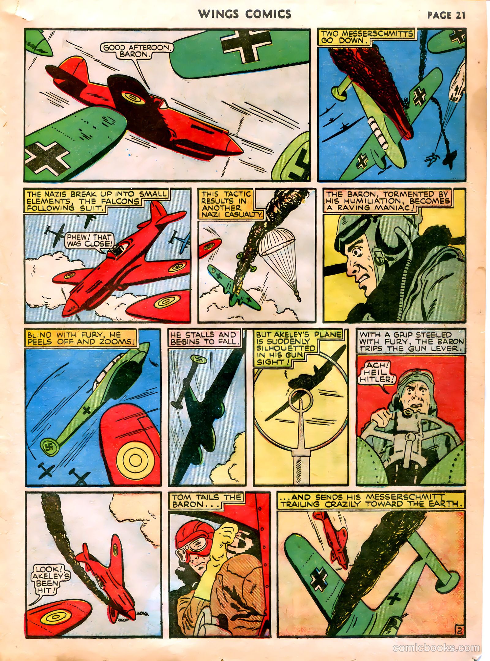 Wings Comics #5 — page 23 of 68