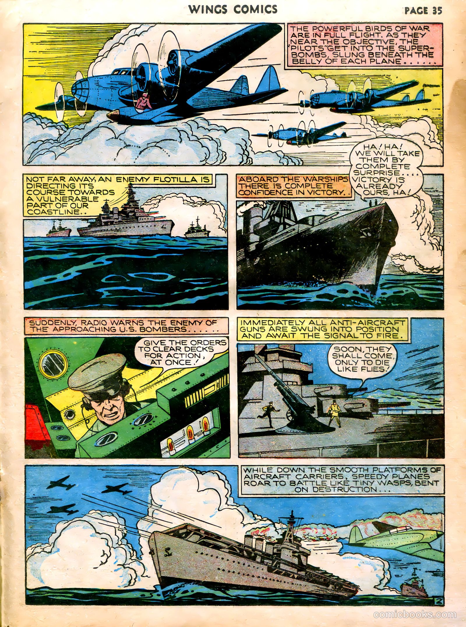 Wings Comics #5 — page 37 of 68