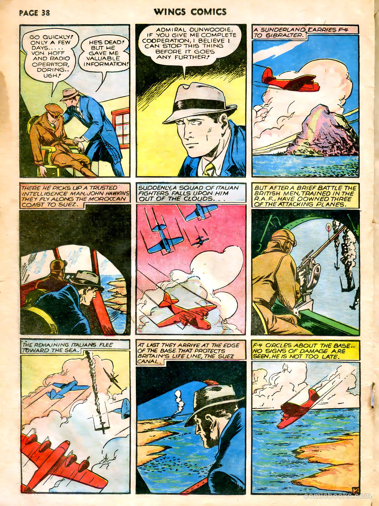 Wings Comics #5 — page 40 of 68