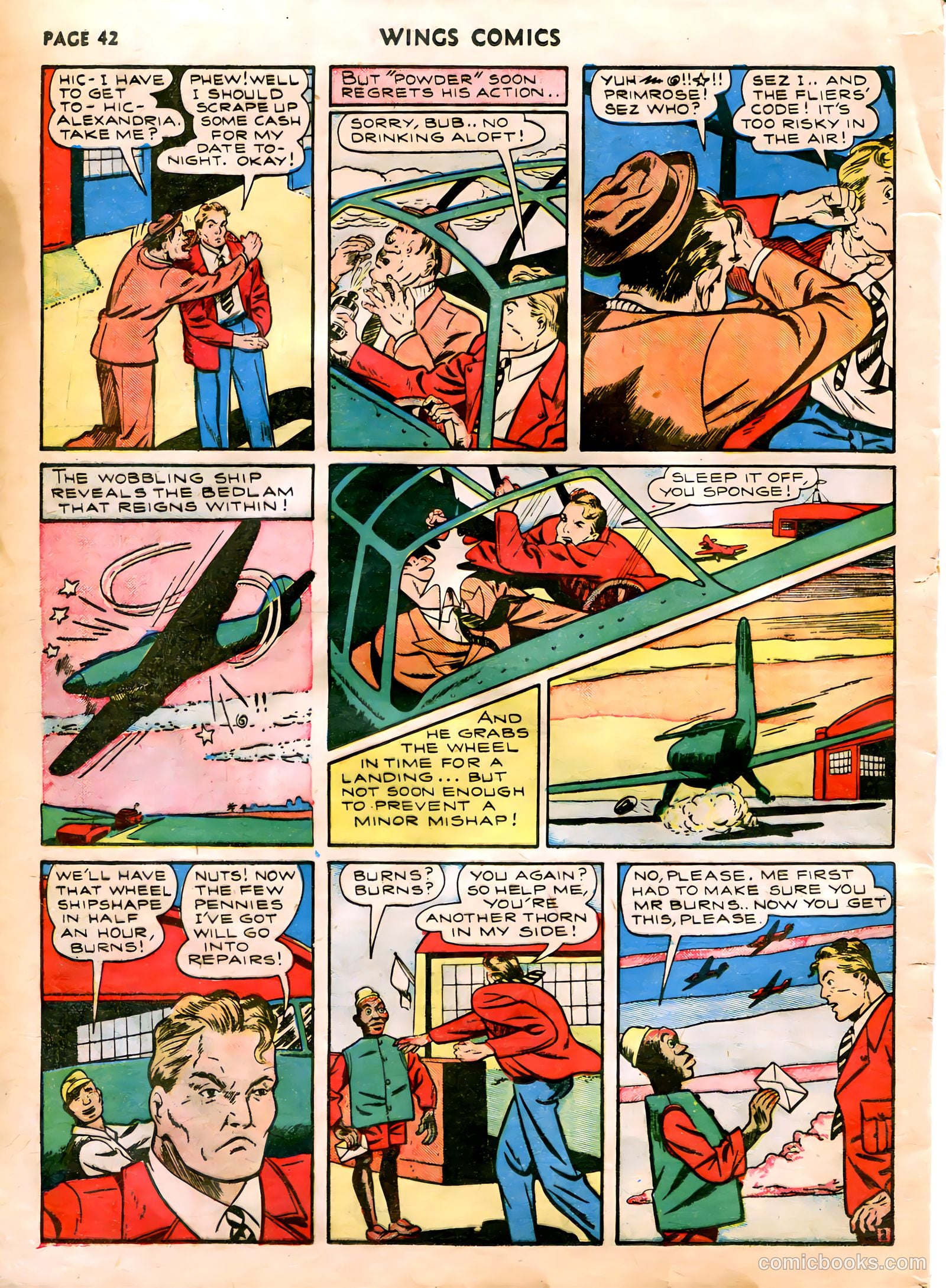 Wings Comics #5 — page 44 of 68