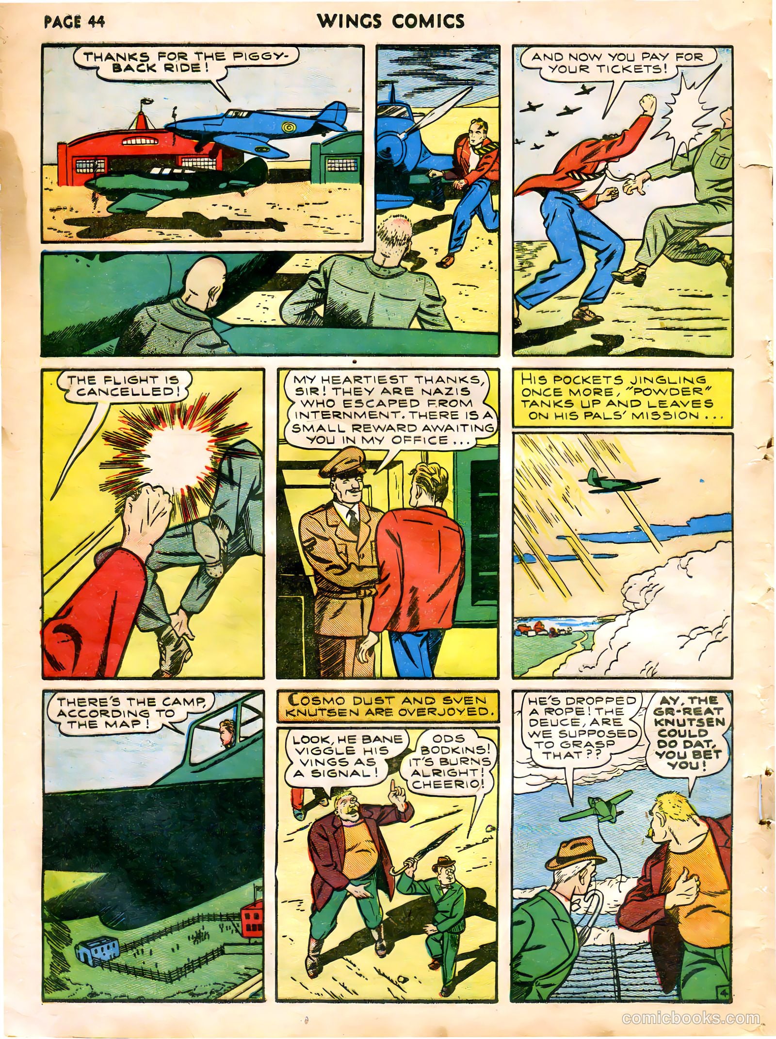 Wings Comics #5 — page 46 of 68