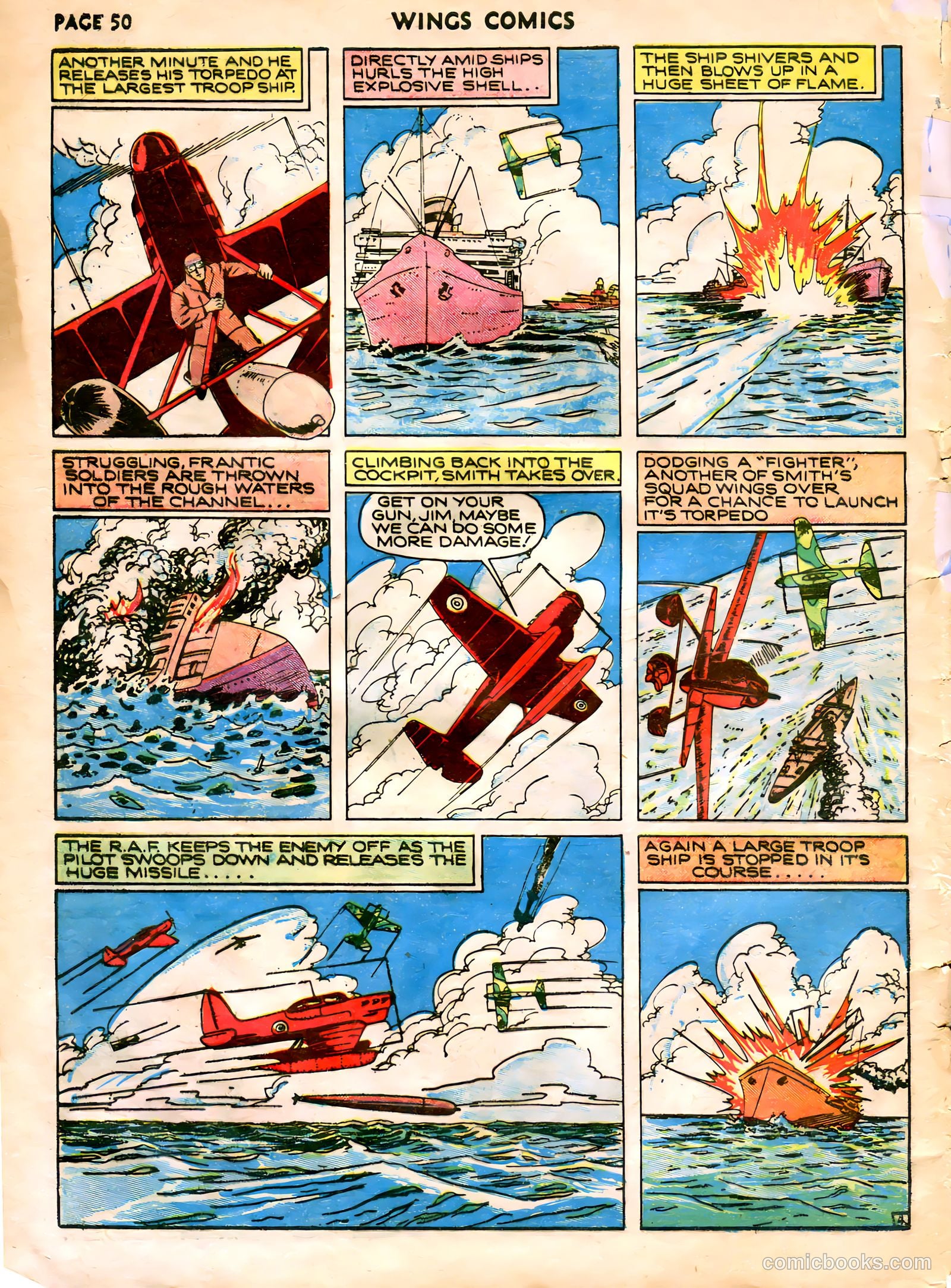 Wings Comics #5 — page 52 of 68