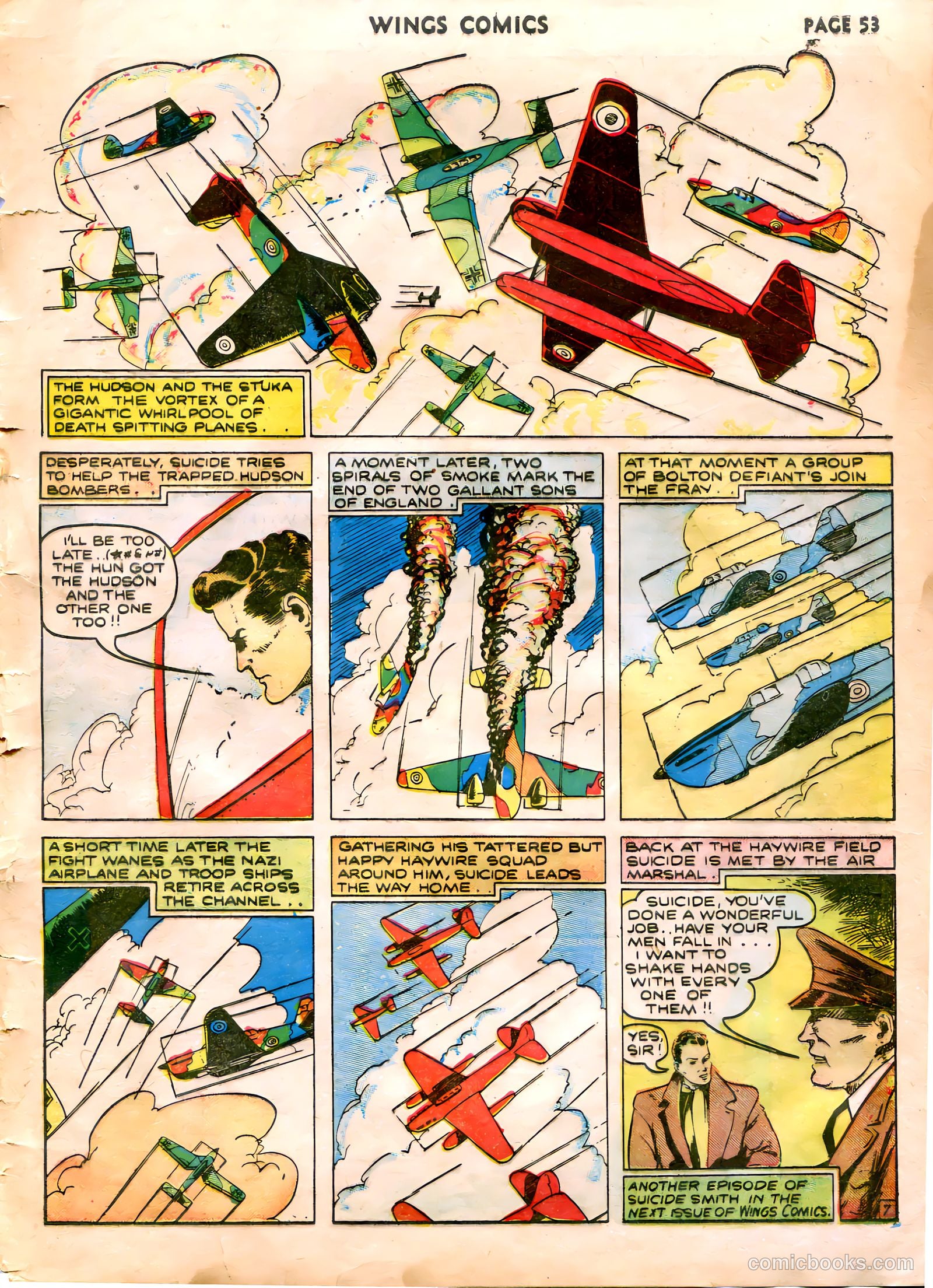 Wings Comics #5 — page 55 of 68